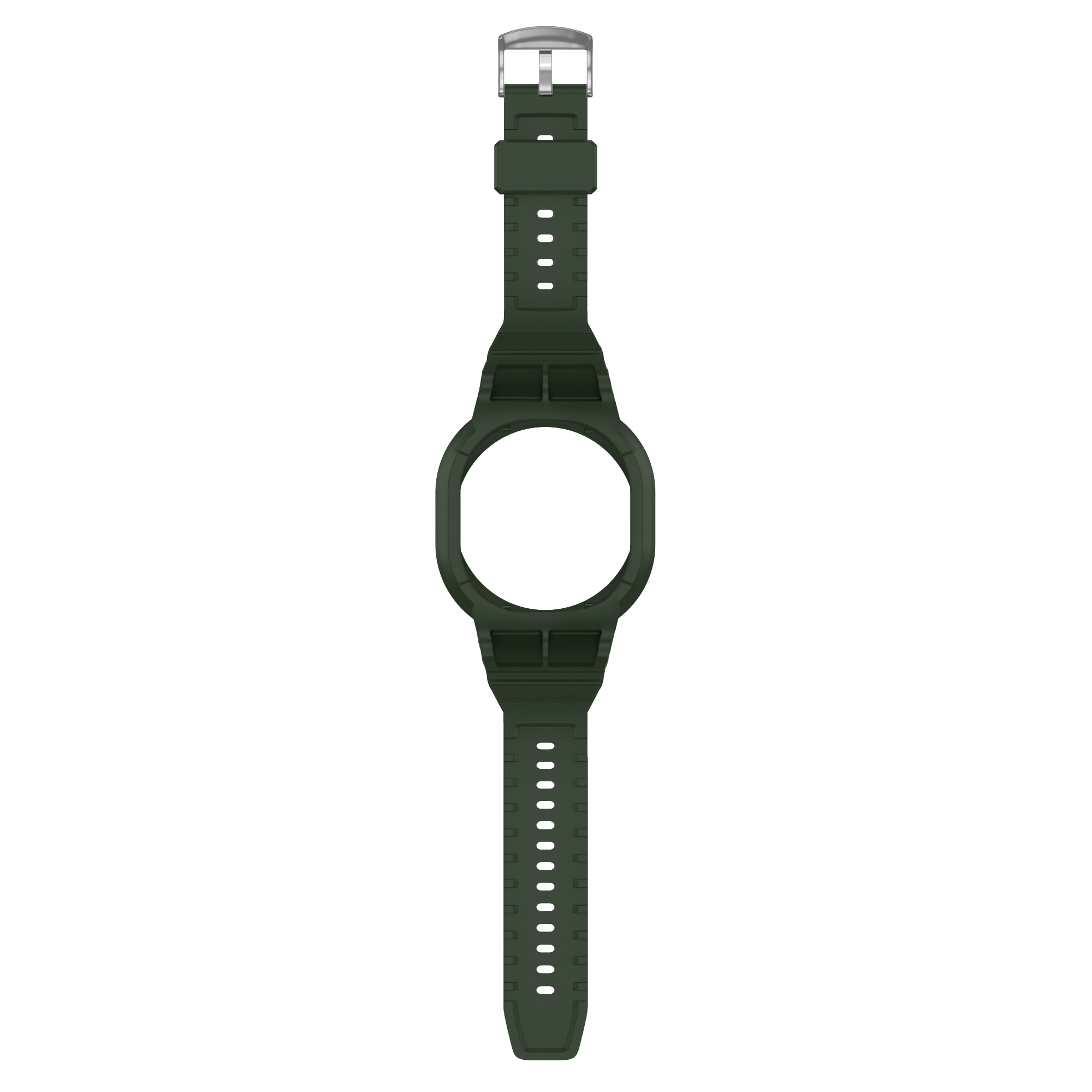 Samsung Galaxy Watch 8 - 44mm TPU Armband mit integrierter Hülle (Grün)