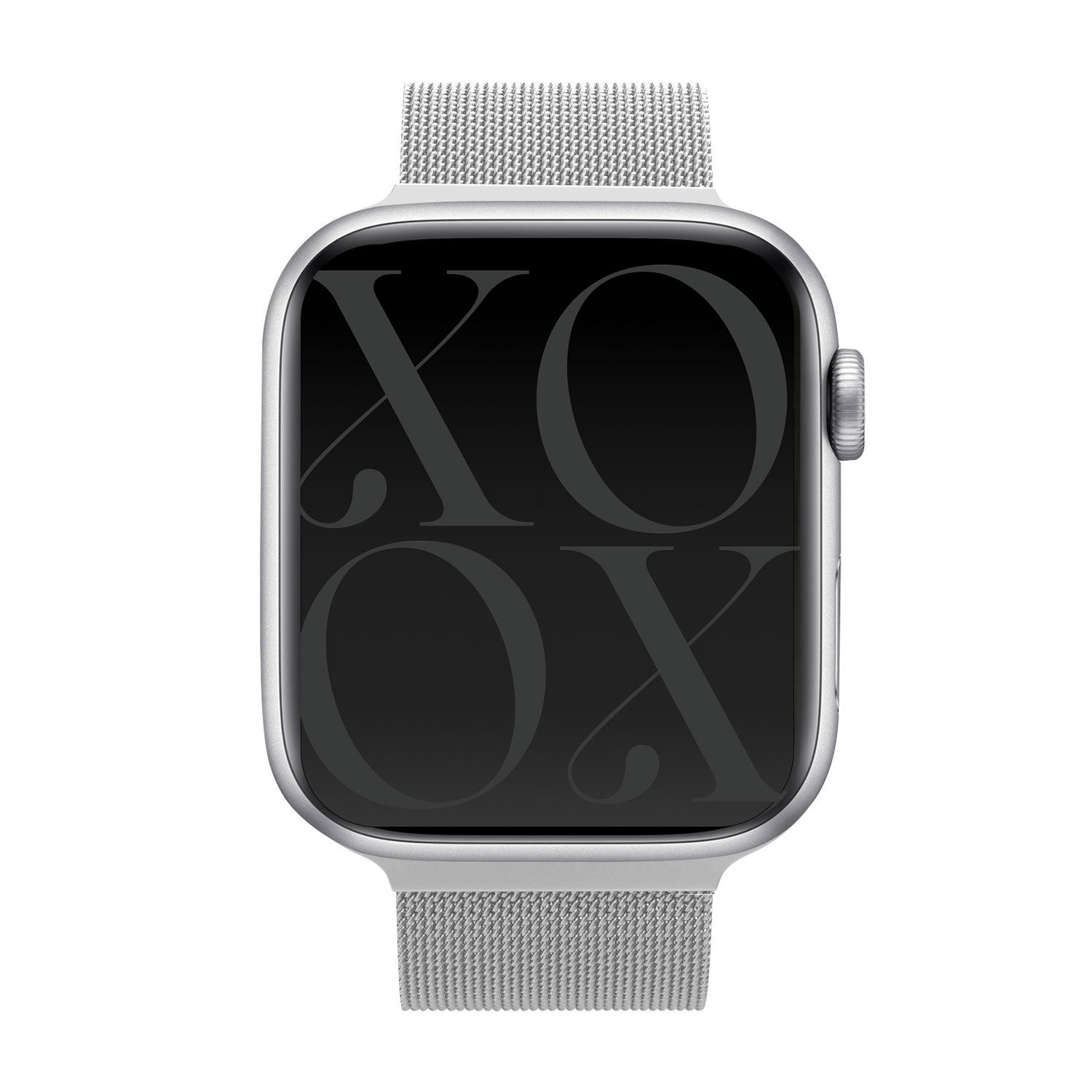 xoxo Wildhearts Apple Watch Milanese Strap (Silver)
