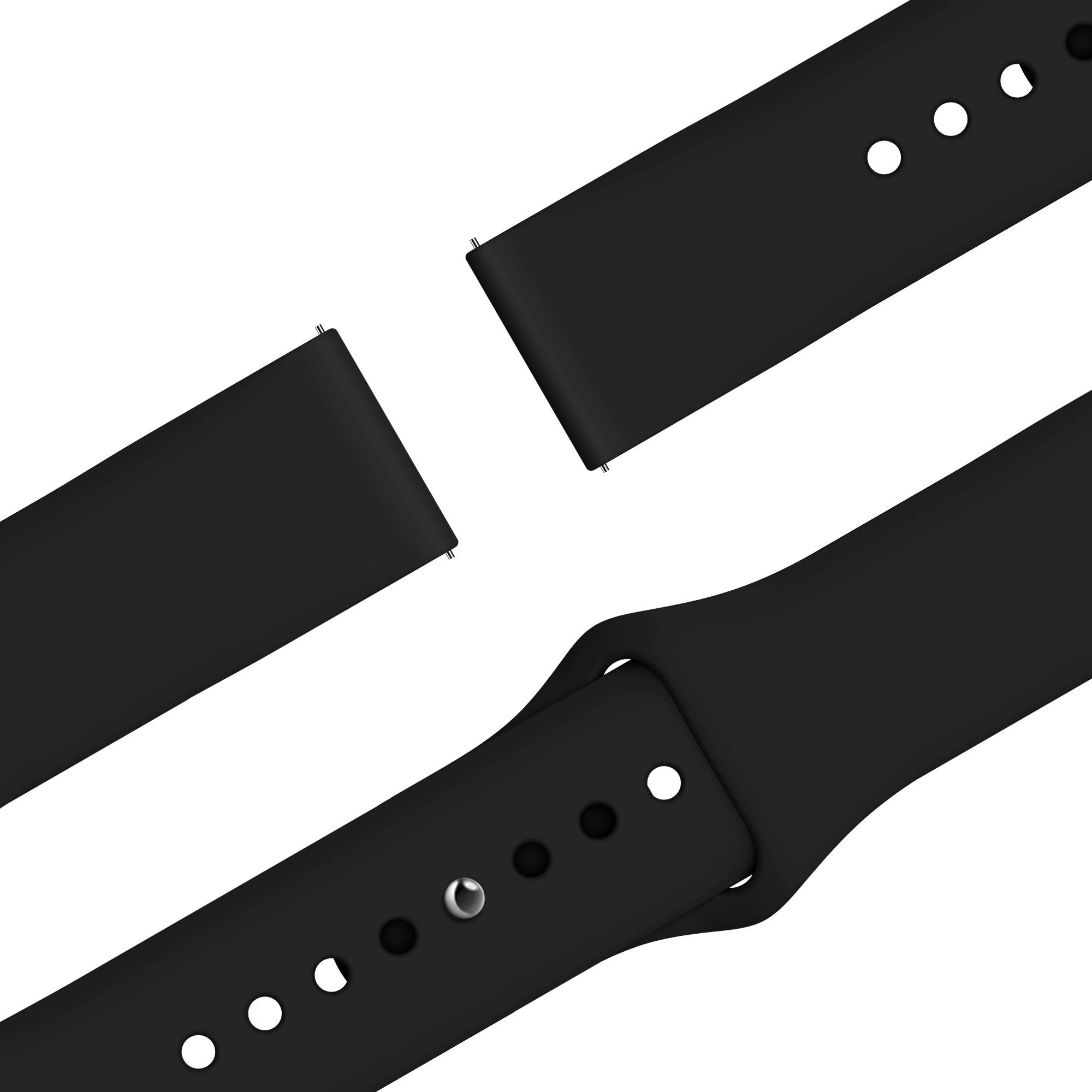 Bandz Samsung Galaxy Watch 3 - 41mm Sport Strap 'Easy Fit' (Black)