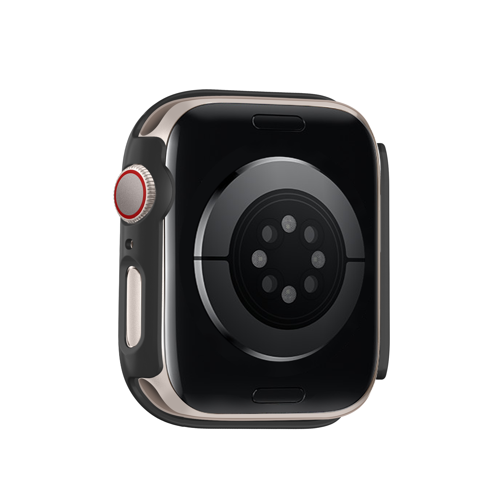 Bandz Apple Watch 10 - 46mm PC Case with Glass (Black)