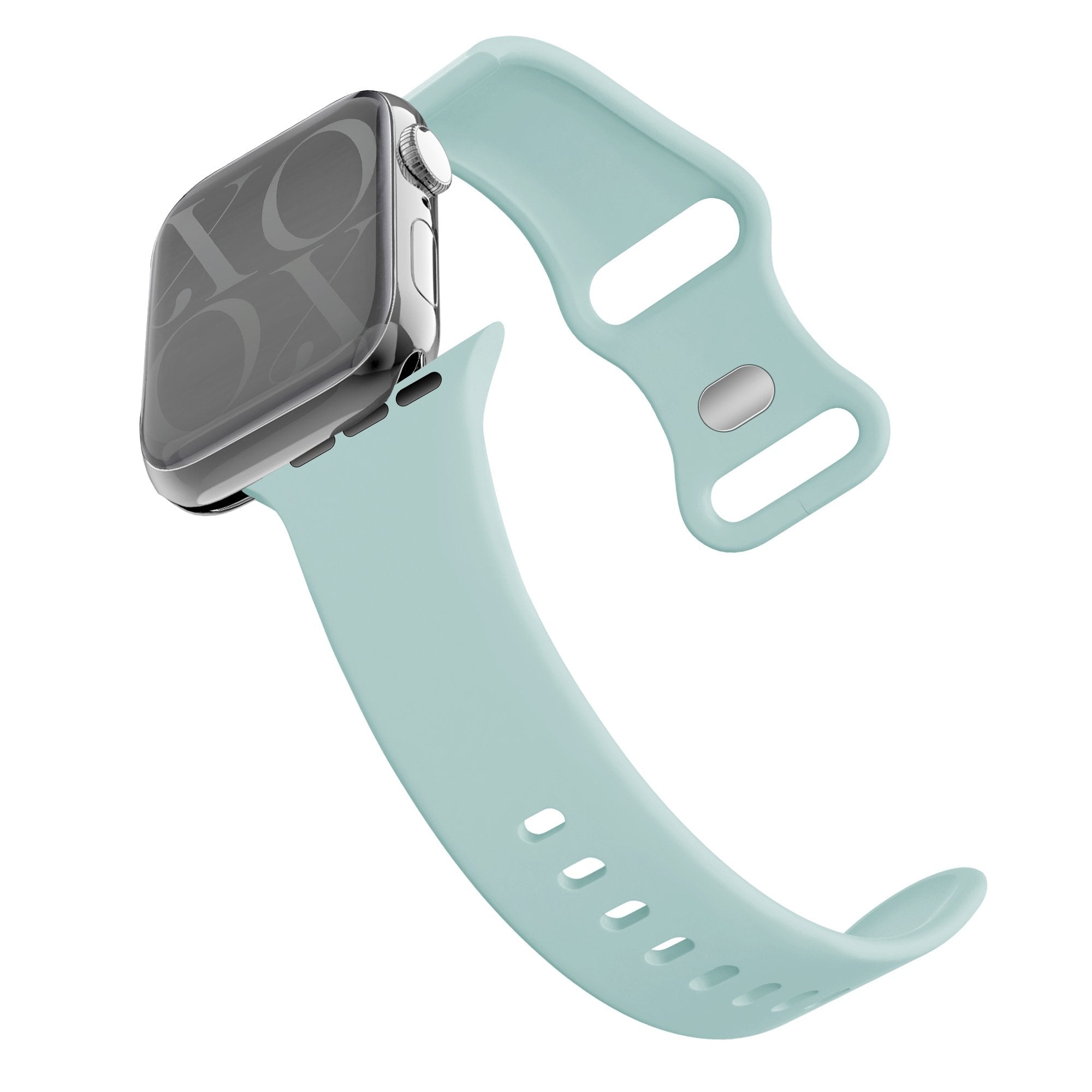 xoxo Wildhearts Apple Watch Silikonarmband (Mint Grün)