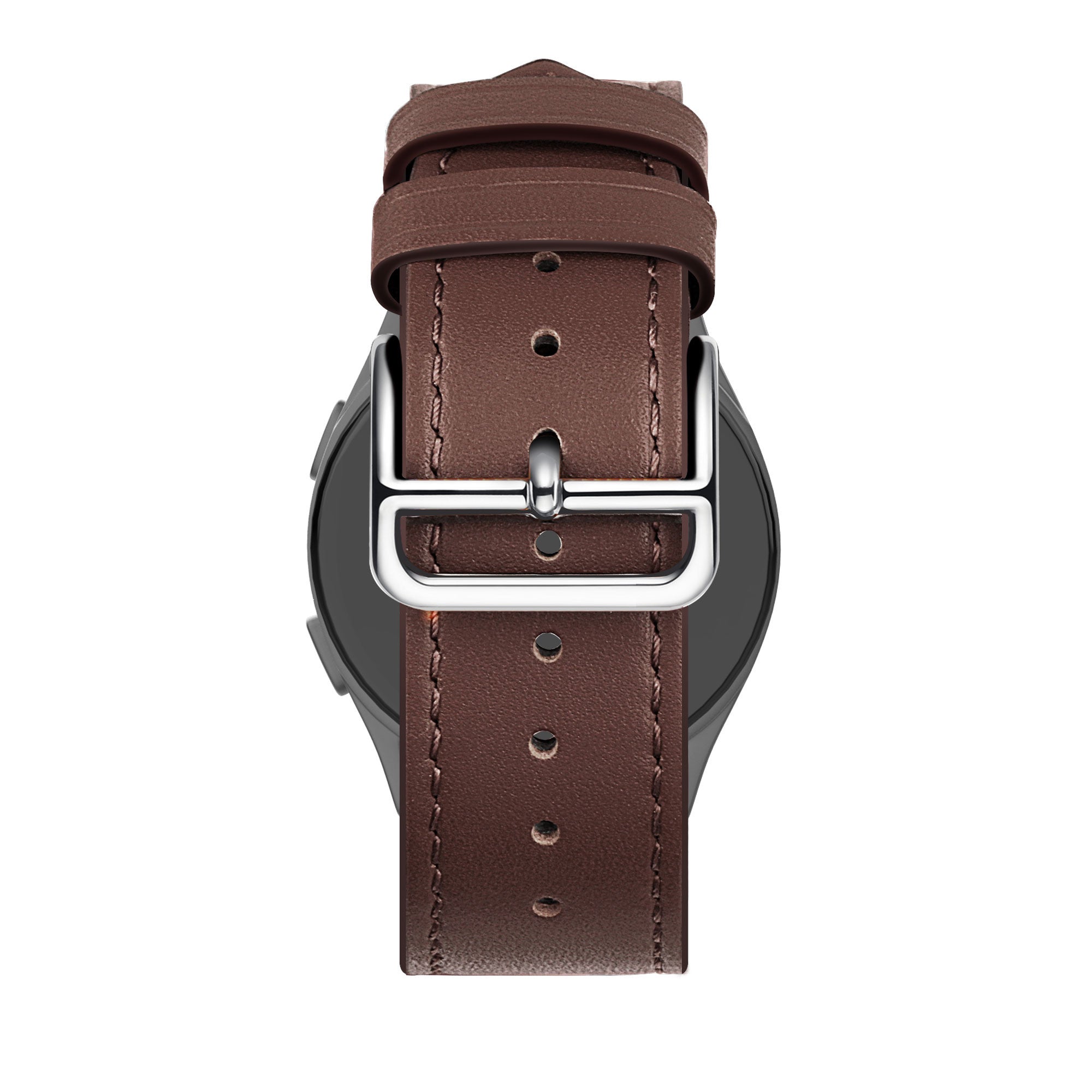 Bandz Huawei Watch 5 - 46mm Leather Strap 'Deluxe' (Brown)