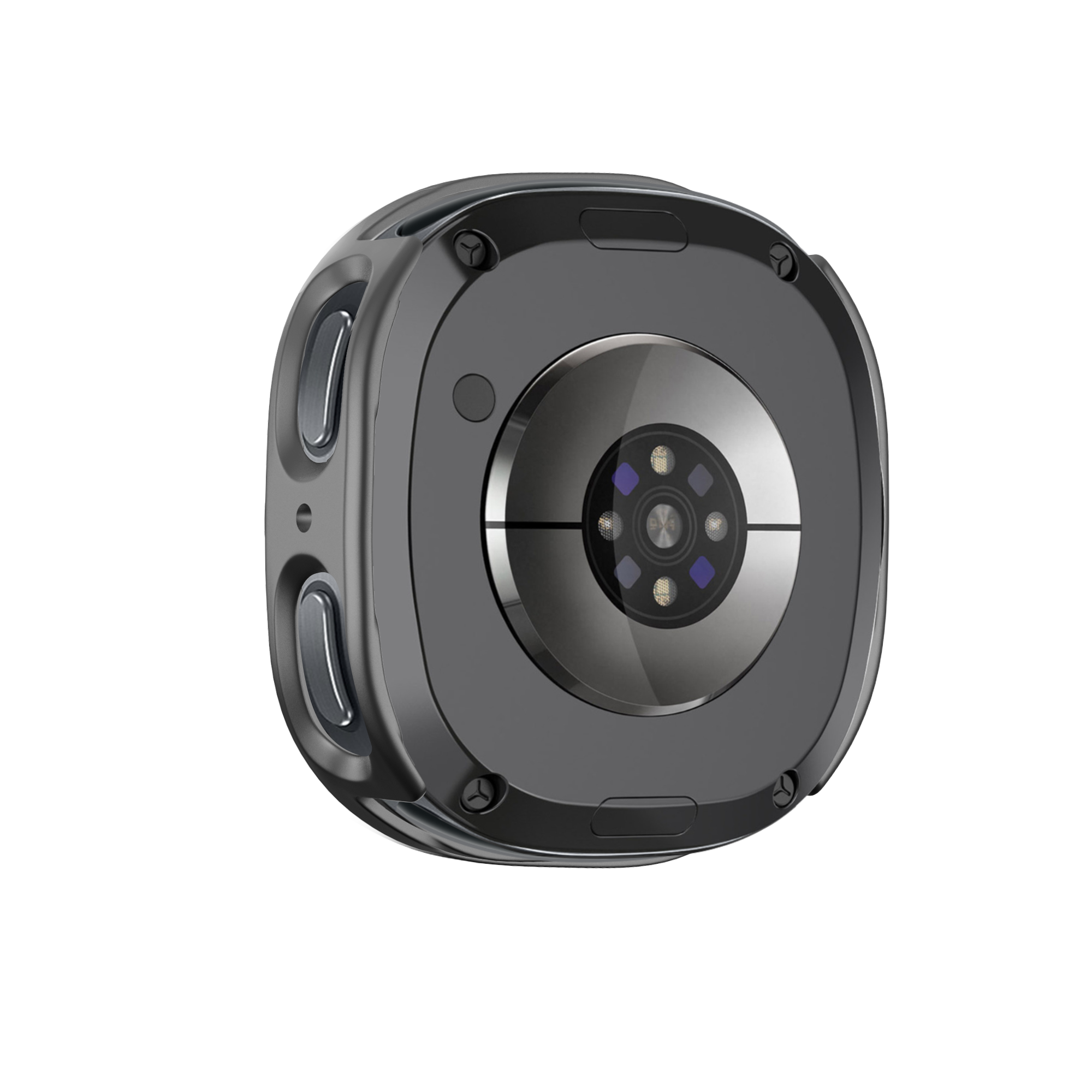 Bandz Samsung Galaxy Watch 8 - 44mm PC Cover with Glass (Titanium Grey)