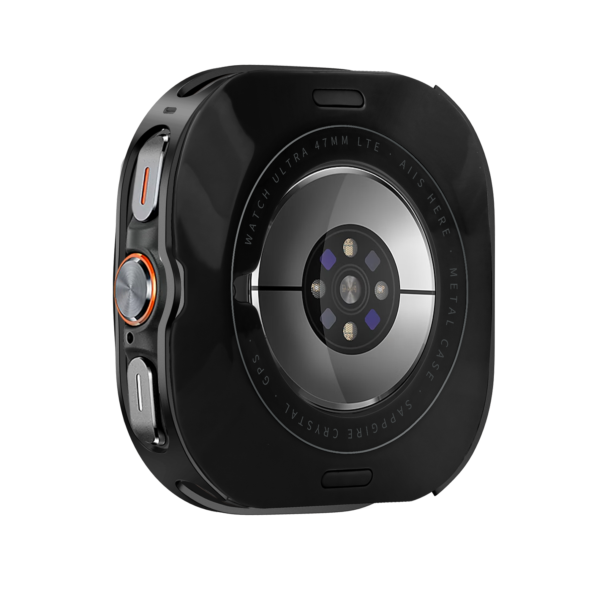 Bandz Samsung Galaxy Watch Ultra Metal Case (Black)