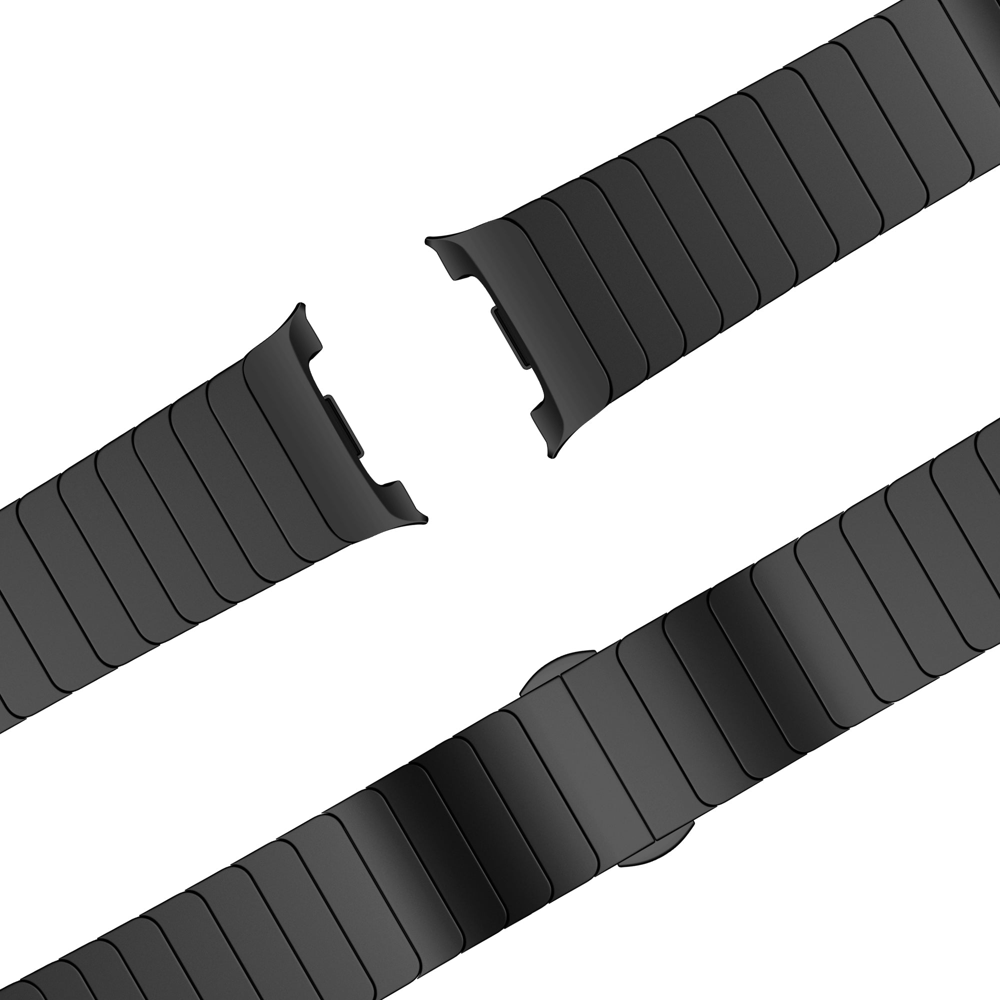 Bandz Samsung Galaxy Watch 8 - 40mm Stahlarmband 'One Bead' (Schwarz)