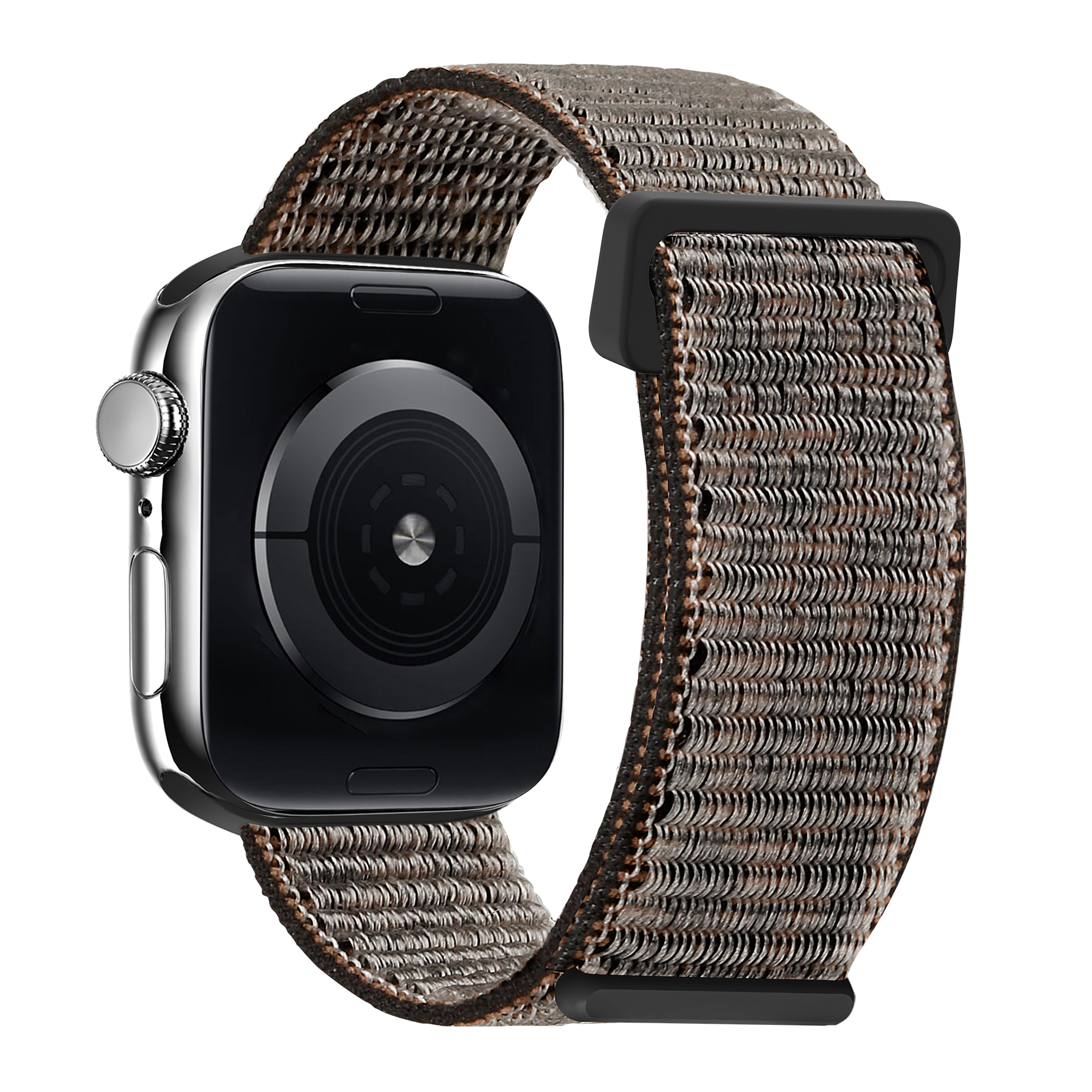 xoxo Wildhearts Apple Watch Nylonarmband (Schwarz Leopard)