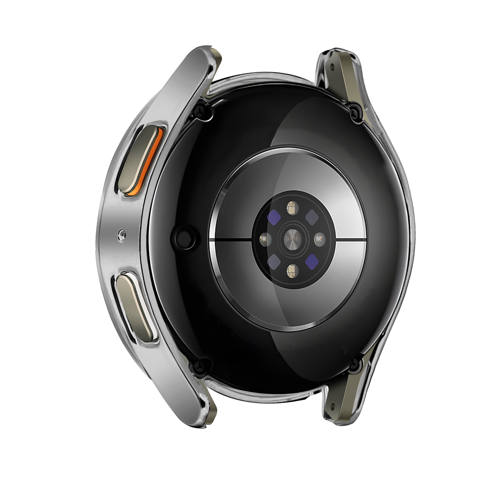 Samsung Galaxy Watch 7 - 40mm Diamond Case with Glass (Silver)