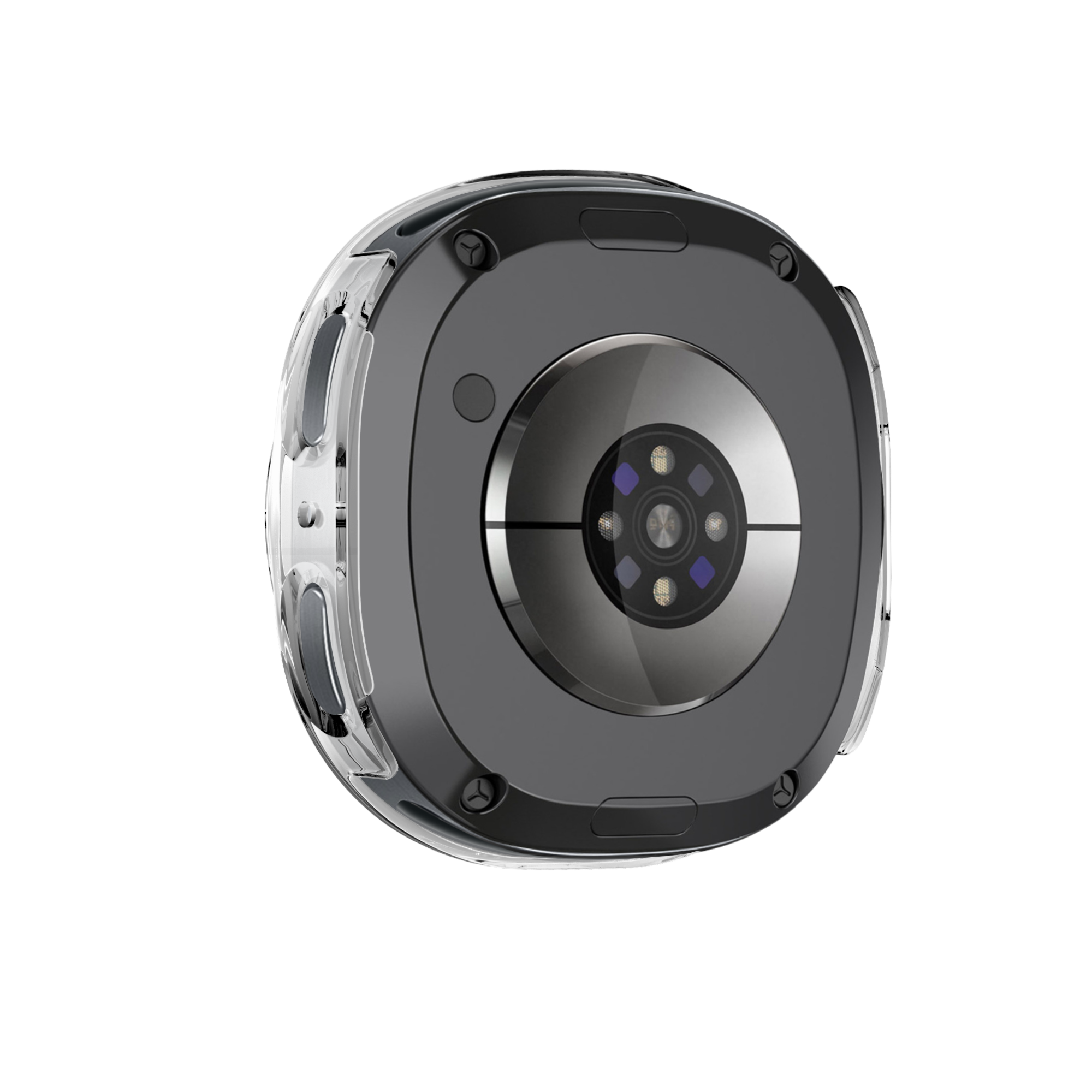 Bandz Samsung Galaxy Watch 8 - 44mm PC Cover with Glass (Transparent)