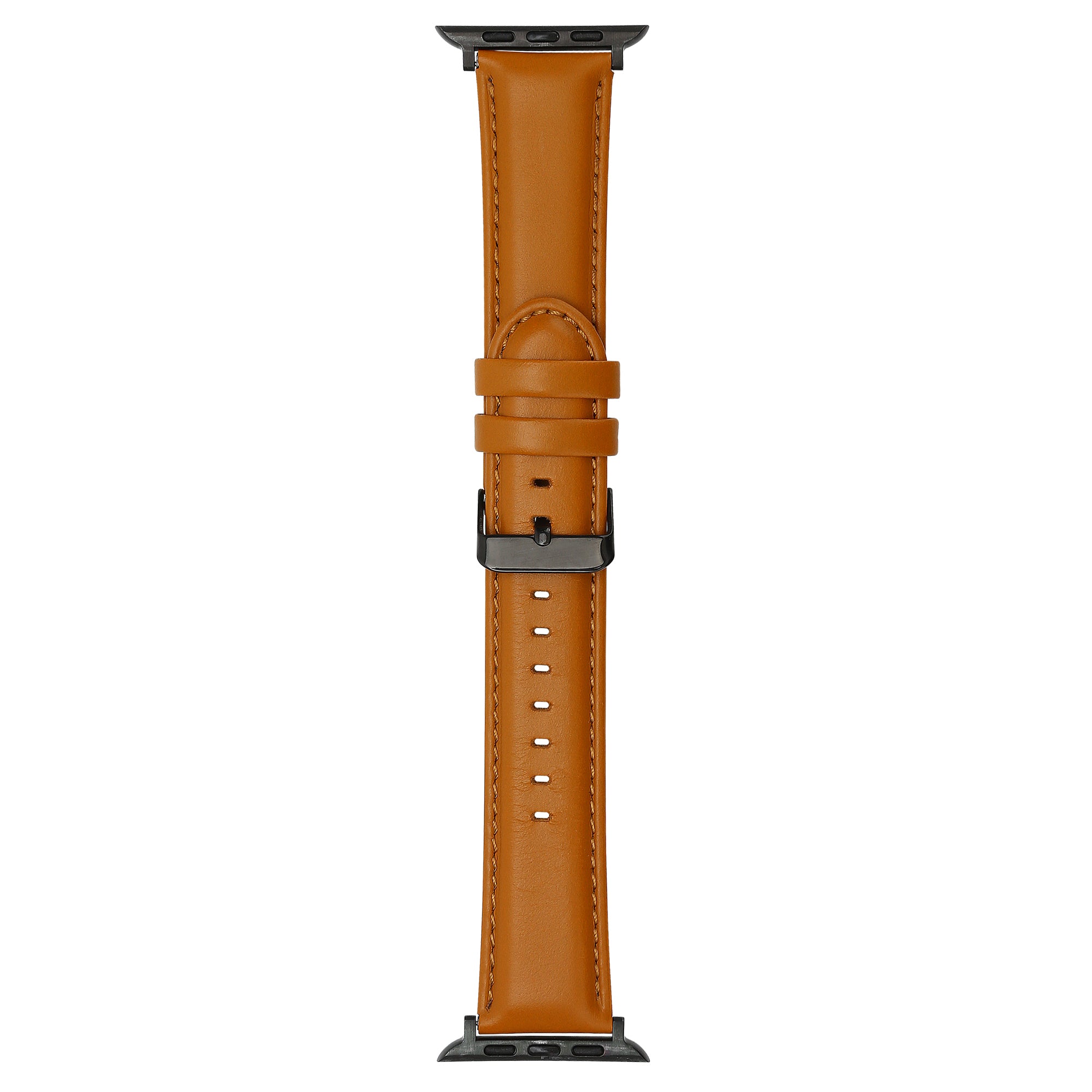 Apple Watch Leather Strap (Light Brown)