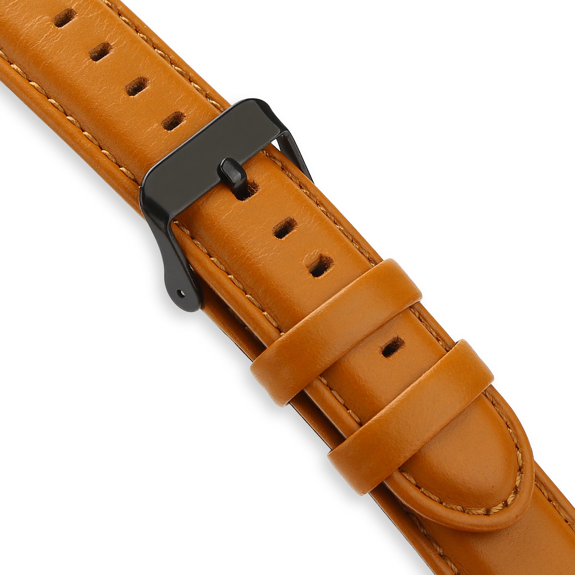 Apple Watch Leather Strap (Light Brown)