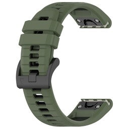 Garmin Instinct 3 - 45mm Schnalle Sport Amrband (Olivgrün/Schwarz)