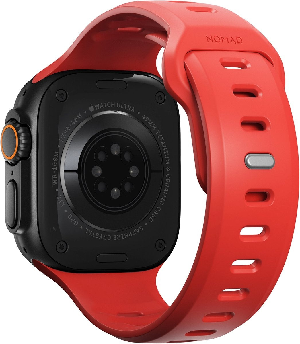 Nomad Apple Watch Silikon Tempo Armband (Koralle)