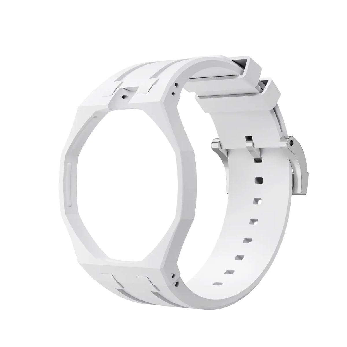 Swatch Royal Pop Silikon Armband - 12 Uhr (Weiß)