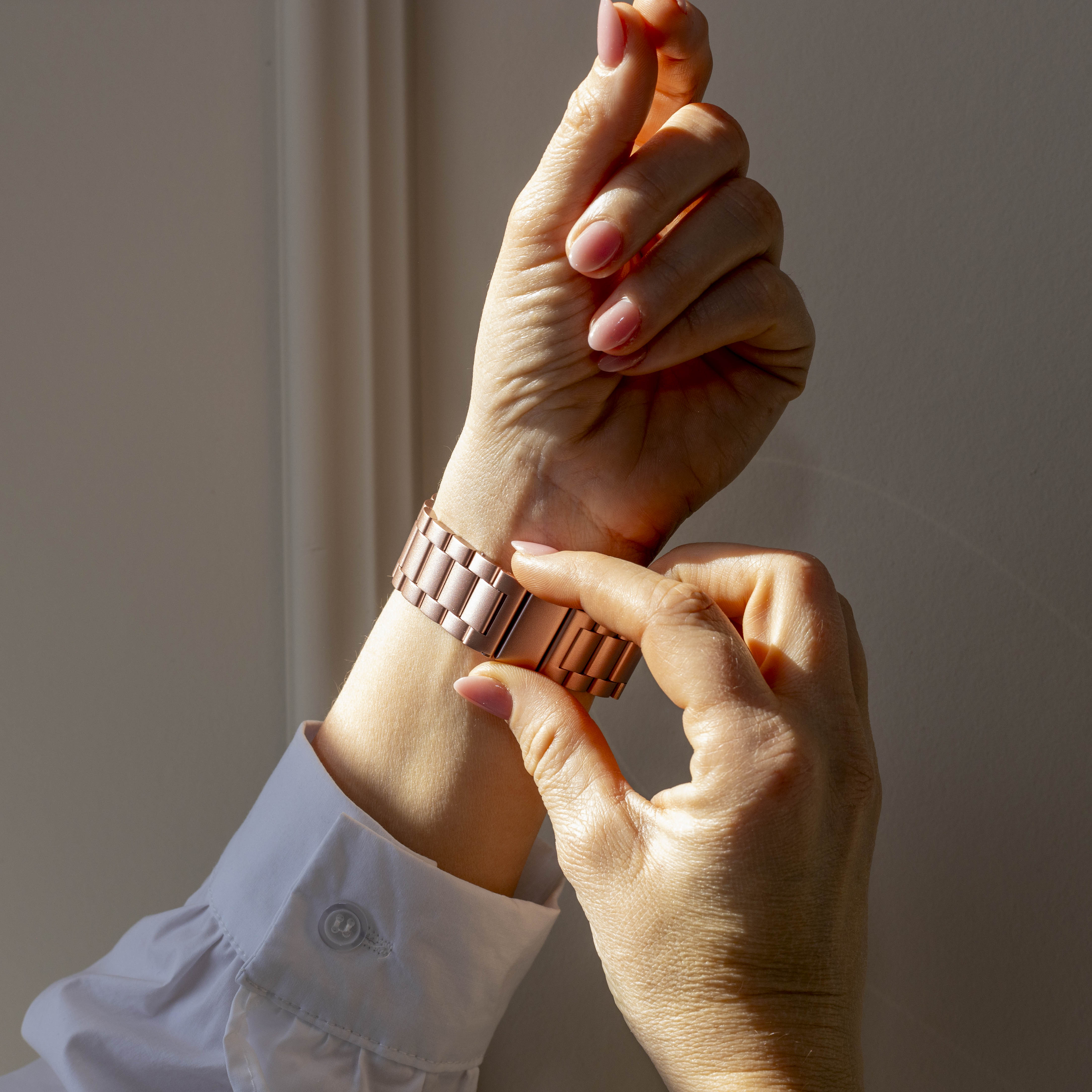 Samsung Galaxy Watch 6 Classic 47mm Stahlarmband (Rosa)