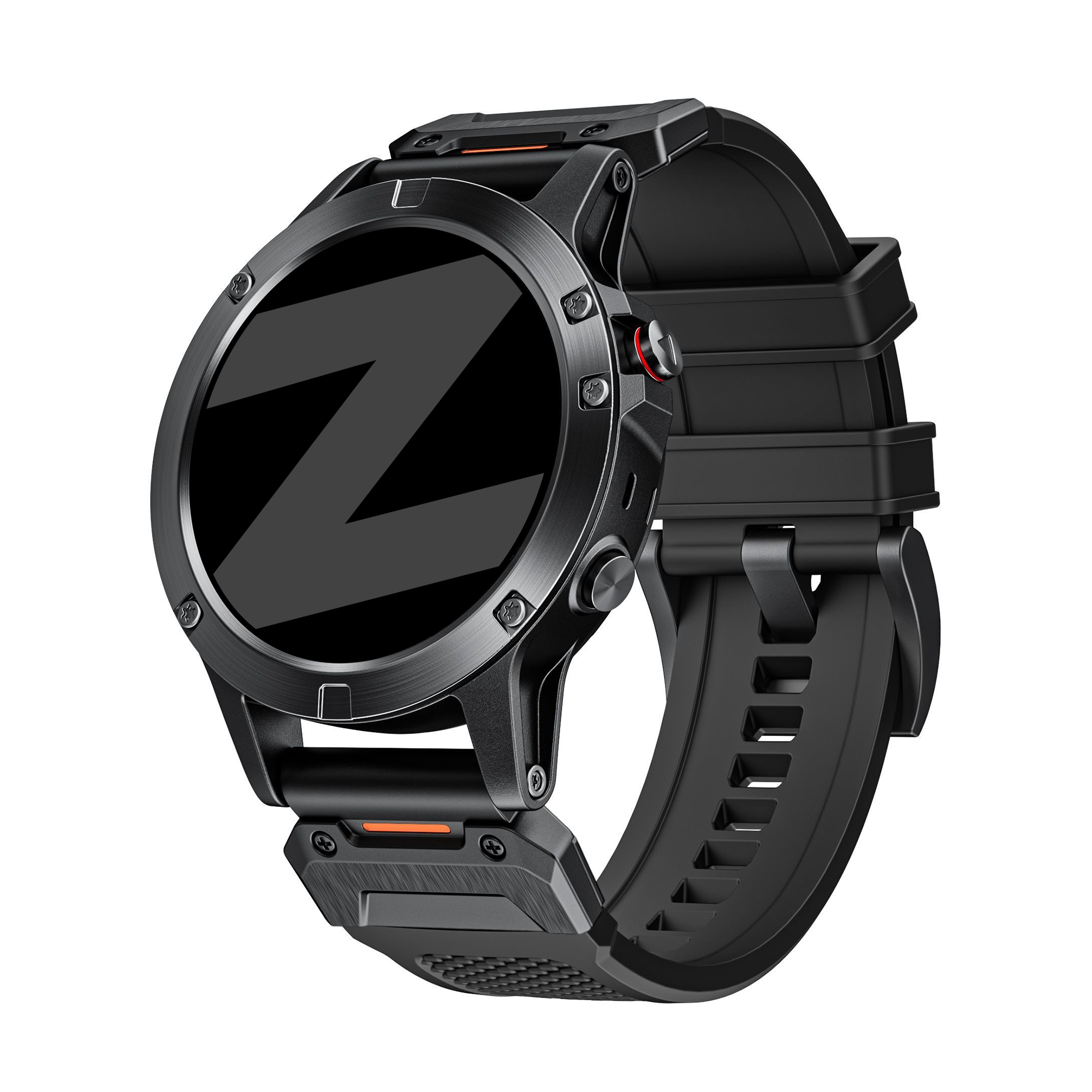 Bandz Garmin Instinct 2 Silikonarmband 'Explorer' (Schwarz)