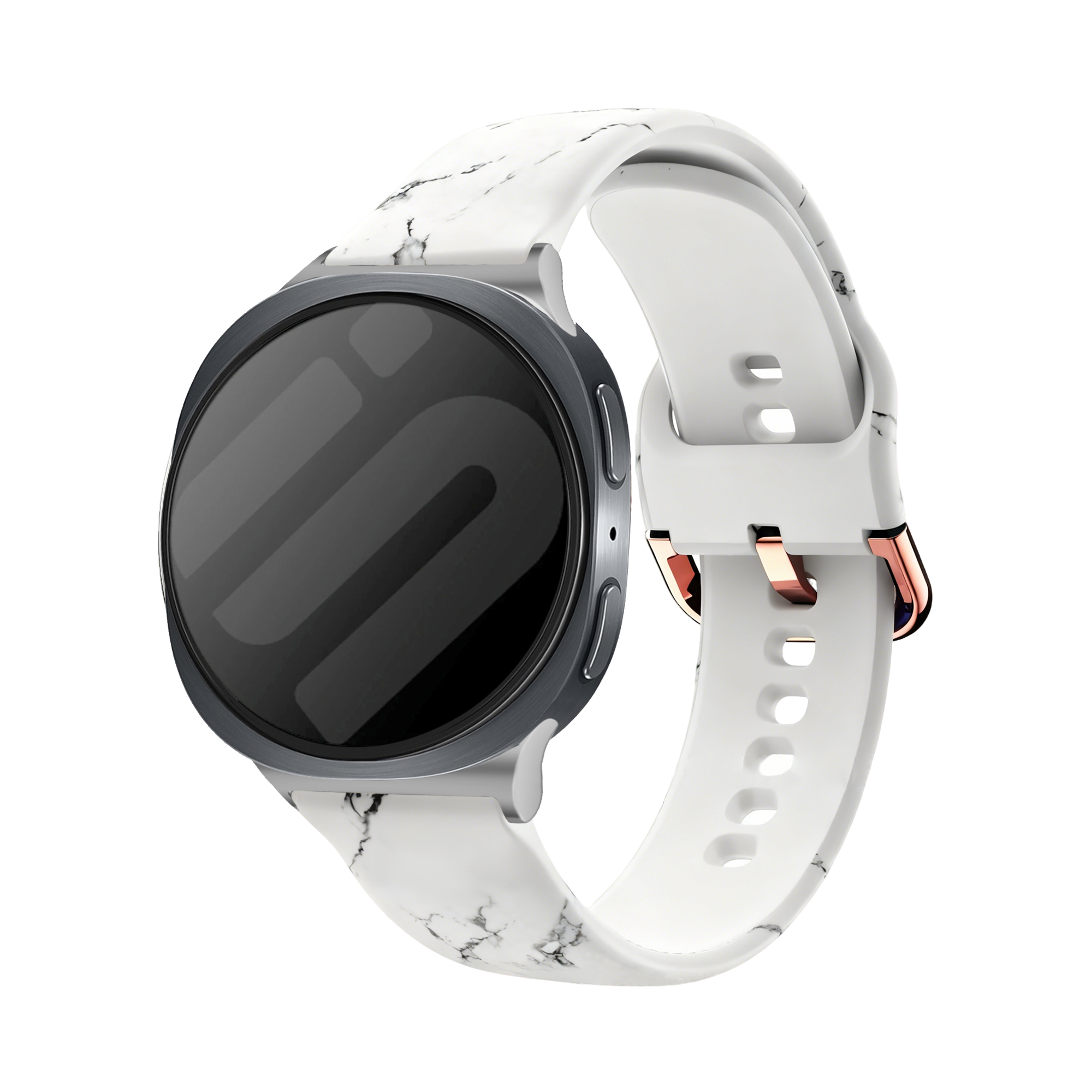 Samsung Galaxy Watch 8 - 44mm White Marble Strap