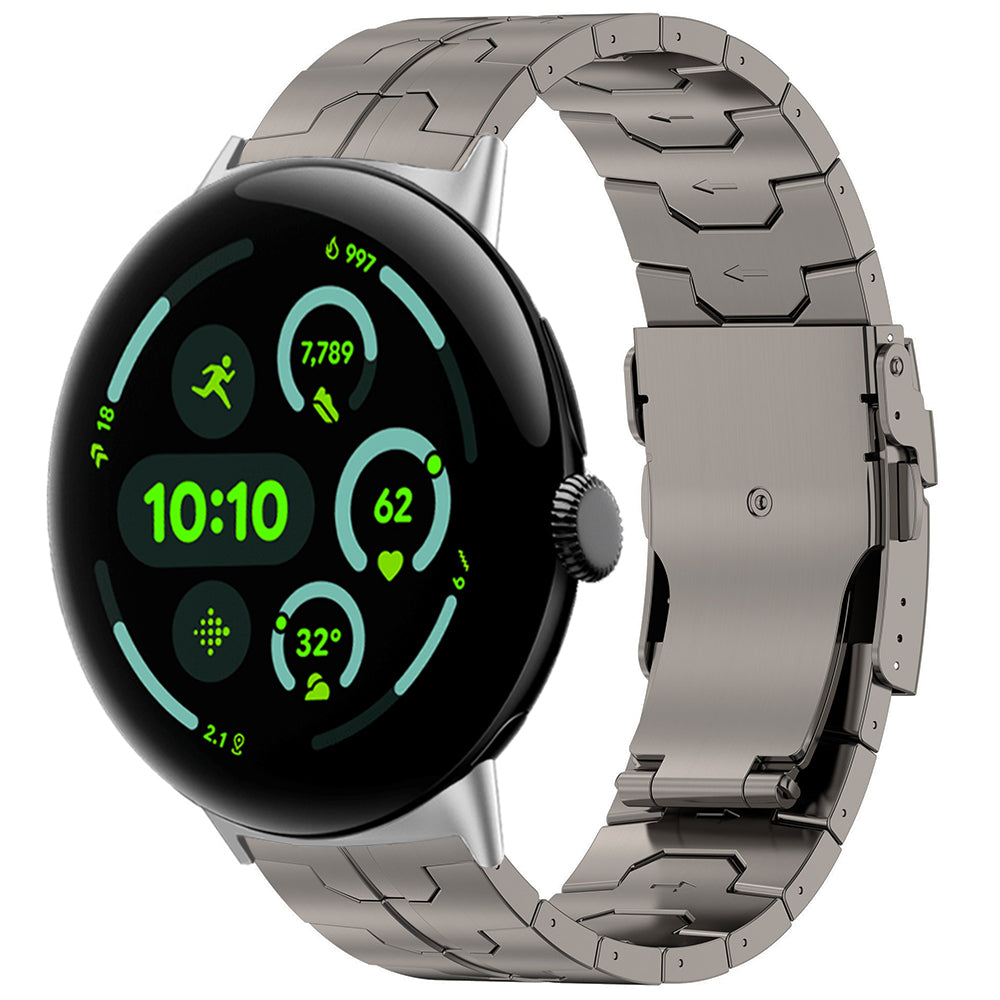 Google Pixel Watch 4 - 45mm 'Iron' Titanarmband (Titan)