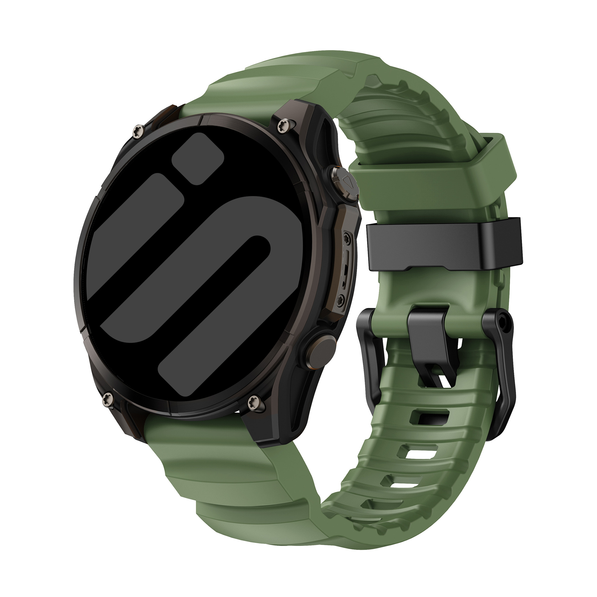 Garmin D2 Delta PX Trail Silikonarmband (Dunkelgrün)