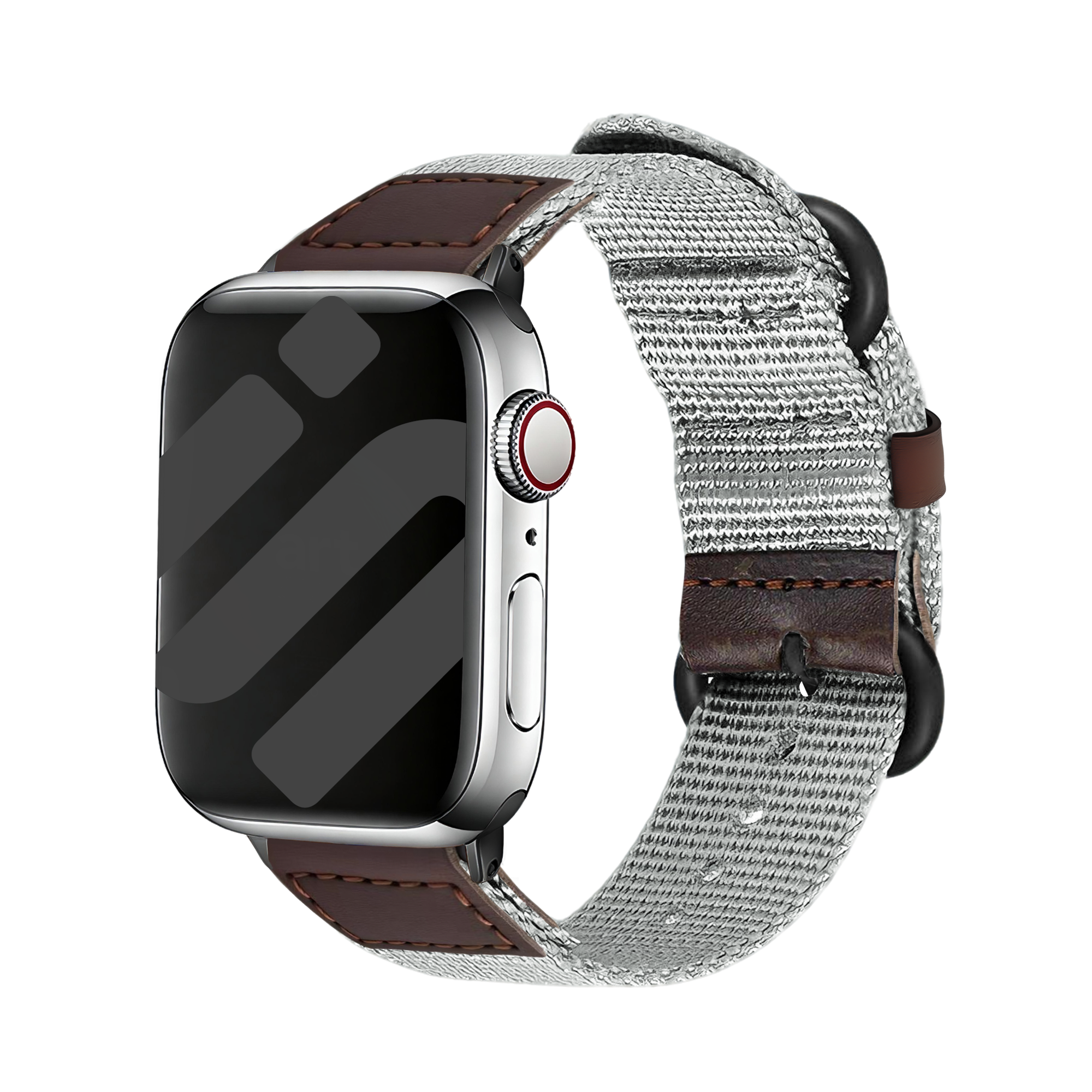 Apple Watch Canvas Armband (Grau)