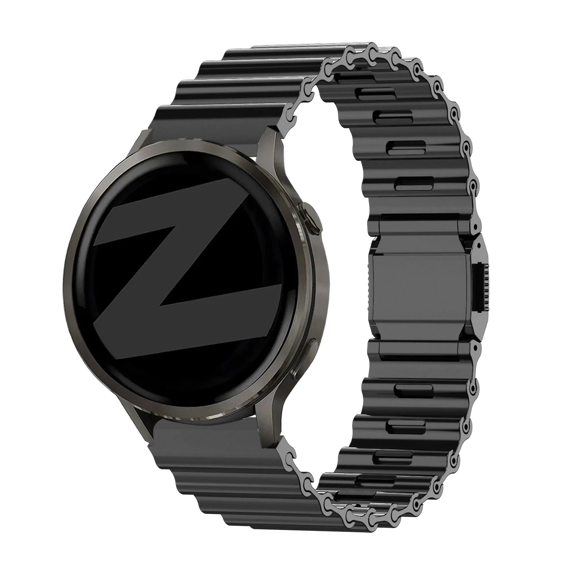 Bandz Coros Pace 4 Premium Steel Strap 'Ocean' (Black)