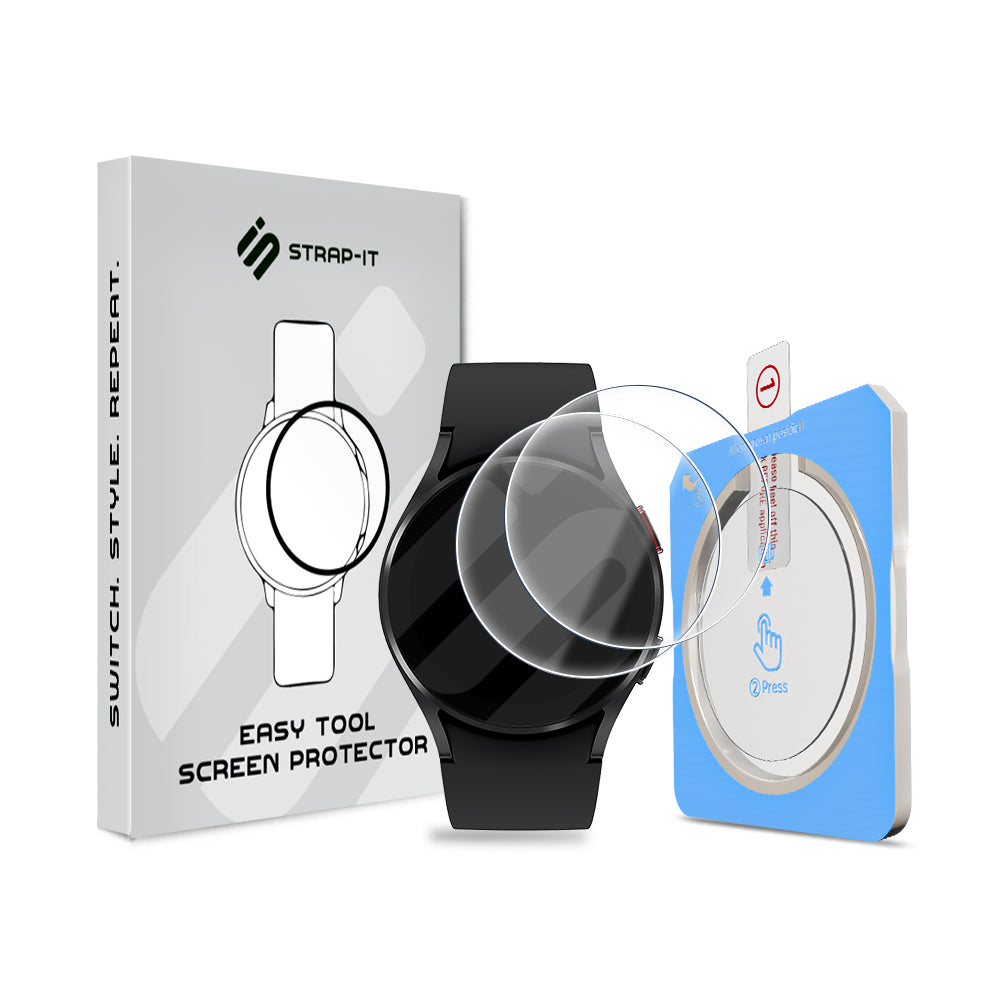 Displayschutzfolie mit 'One-Click Tool' - Samsung Galaxy Watch 4 - 40mm