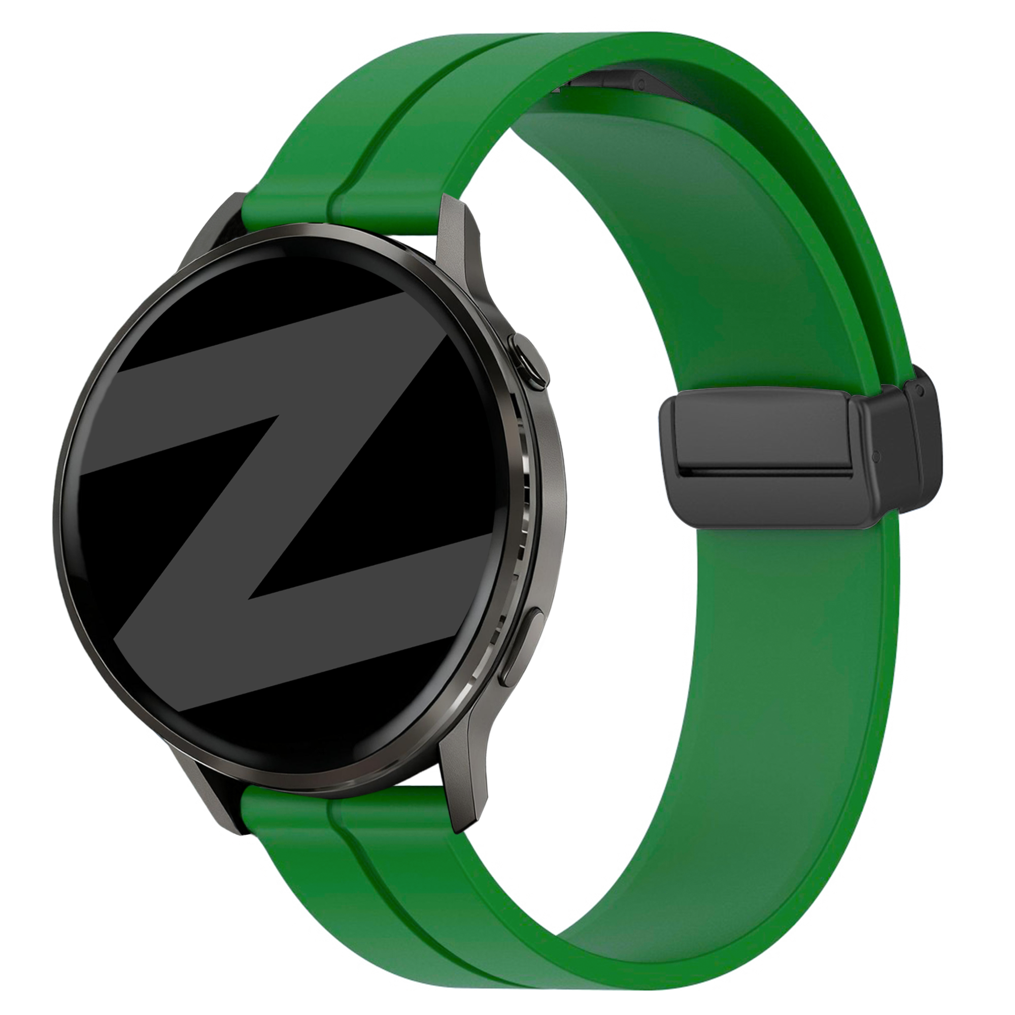 Bandz Garmin Approach S12 Silicone Strap with D-Buckle (Green)