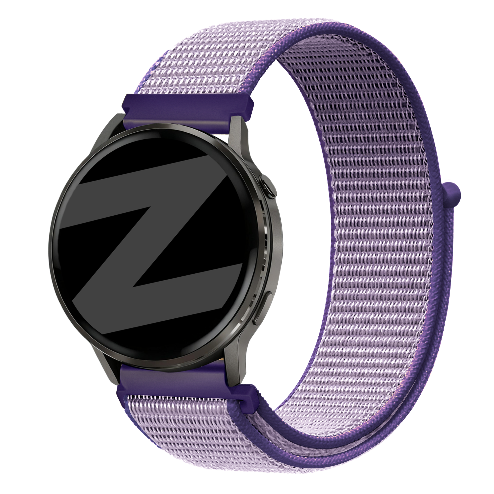 Bandz Garmin Forerunner 245 Nylon Loop Armband (Blau)