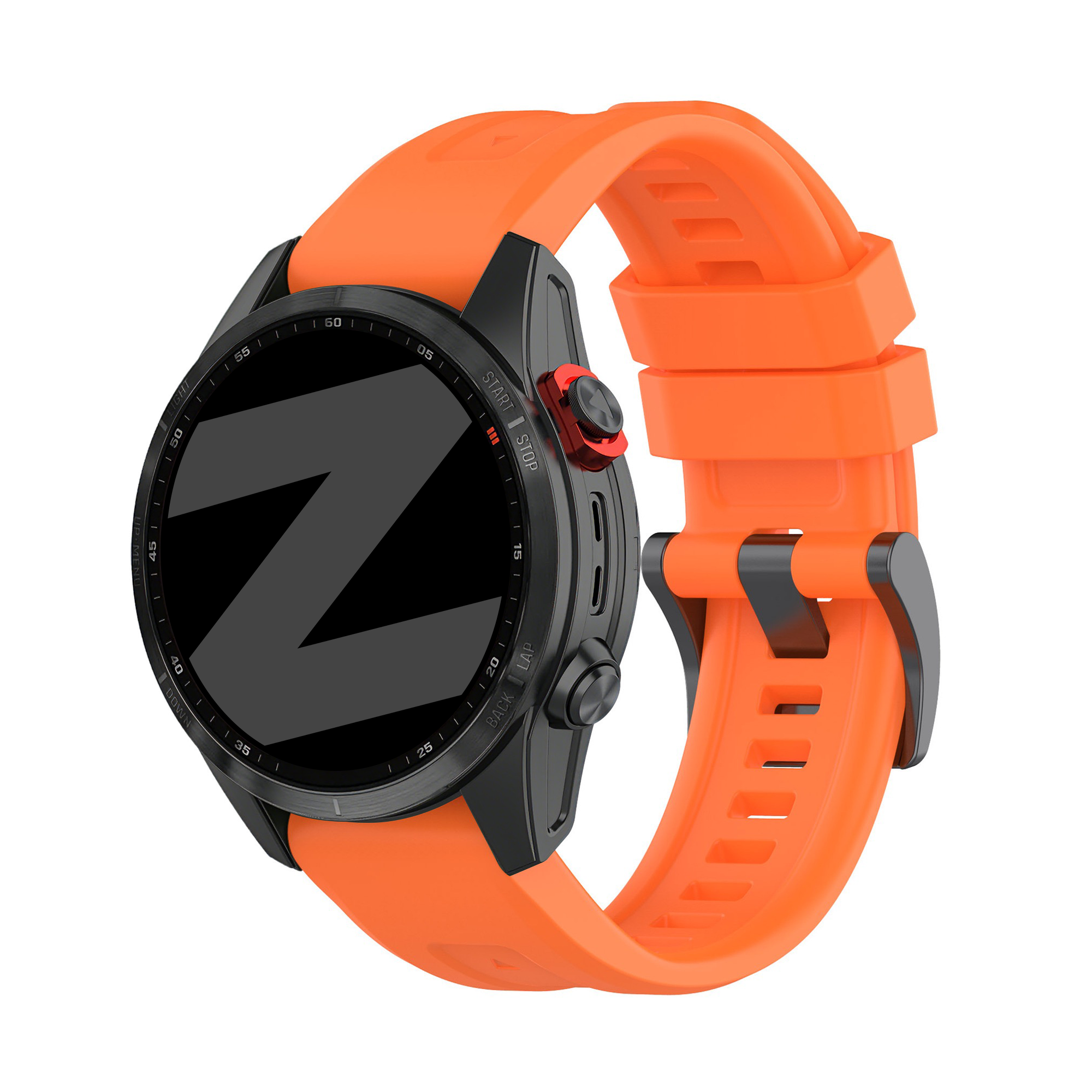 Bandz Garmin Descent Mk3(i) - 43mm Silikonarmband 'Classic' (Orange)