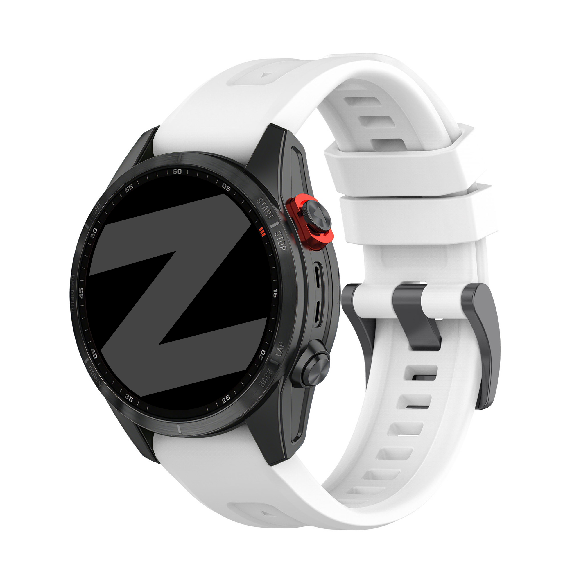 Bandz Garmin Descent G2 Silikonarmband 'Classic' (Weiß)