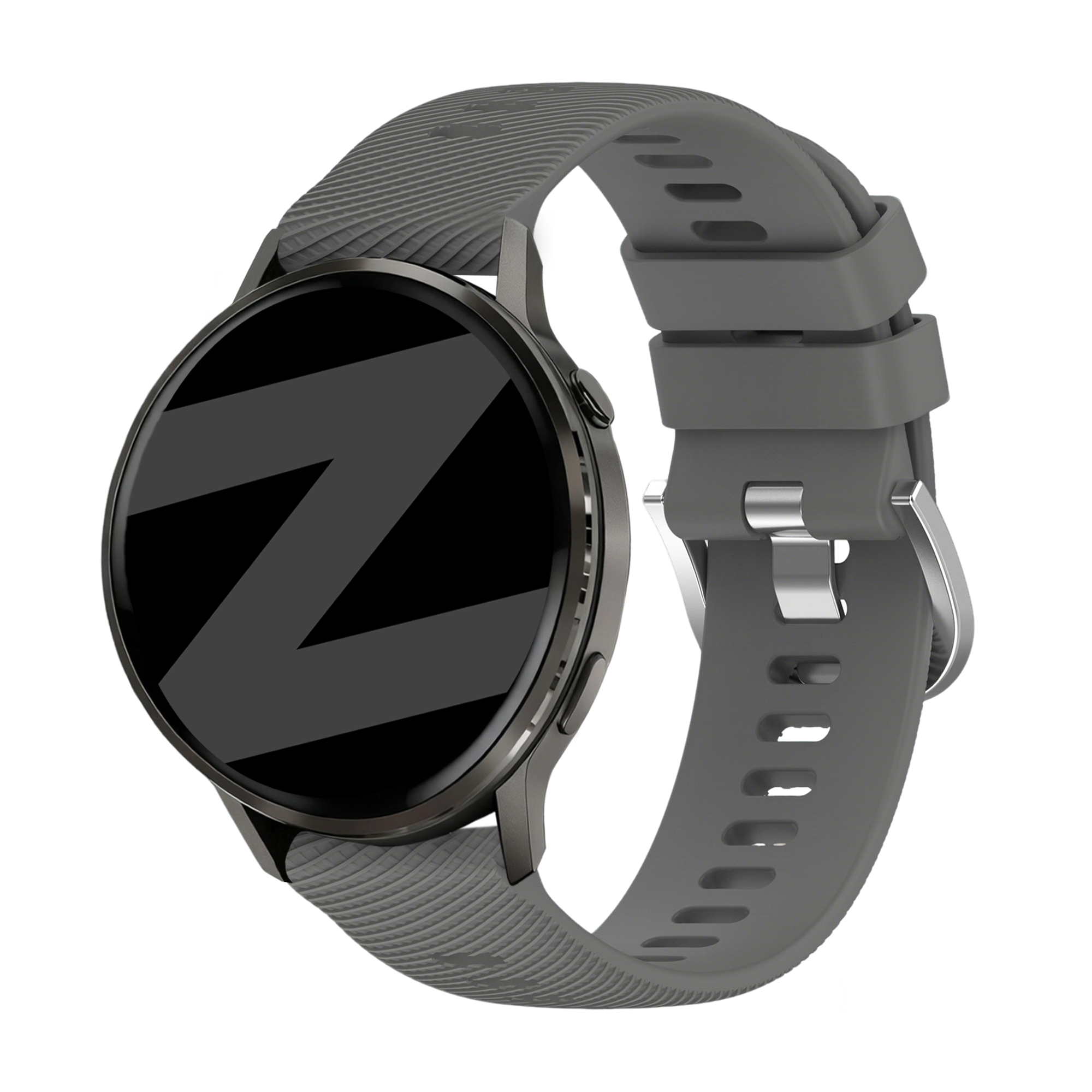 Bandz Garmin Venu 2s Silikonarmband 'Deluxe' (Dunkelgrau)