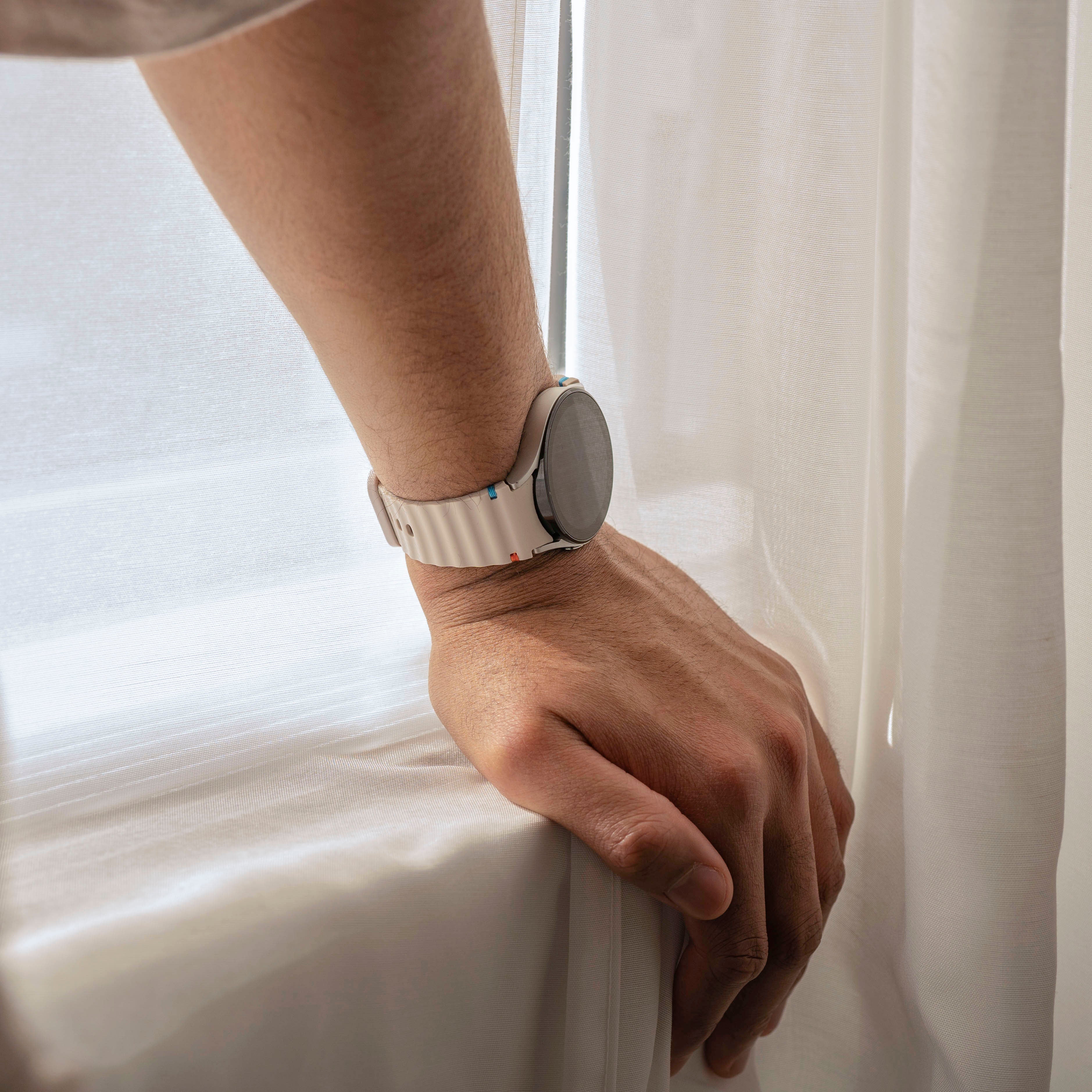 Samsung Galaxy Watch 7 - 40mm Wave Armband (Polarstern)