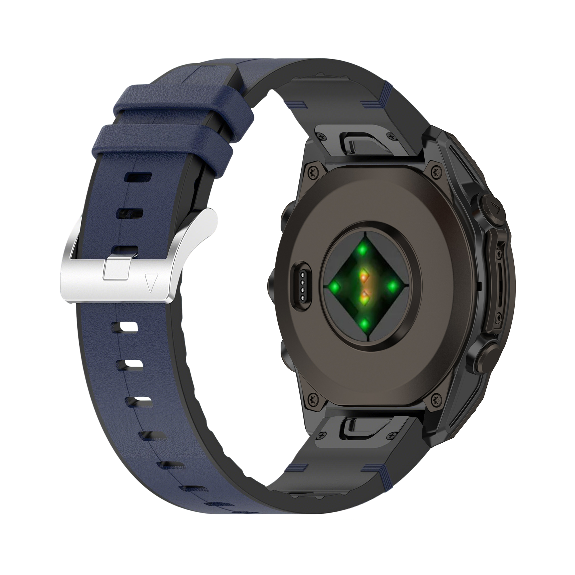 Garmin Tactix 7 Leather Hybrid Strap (Blue)