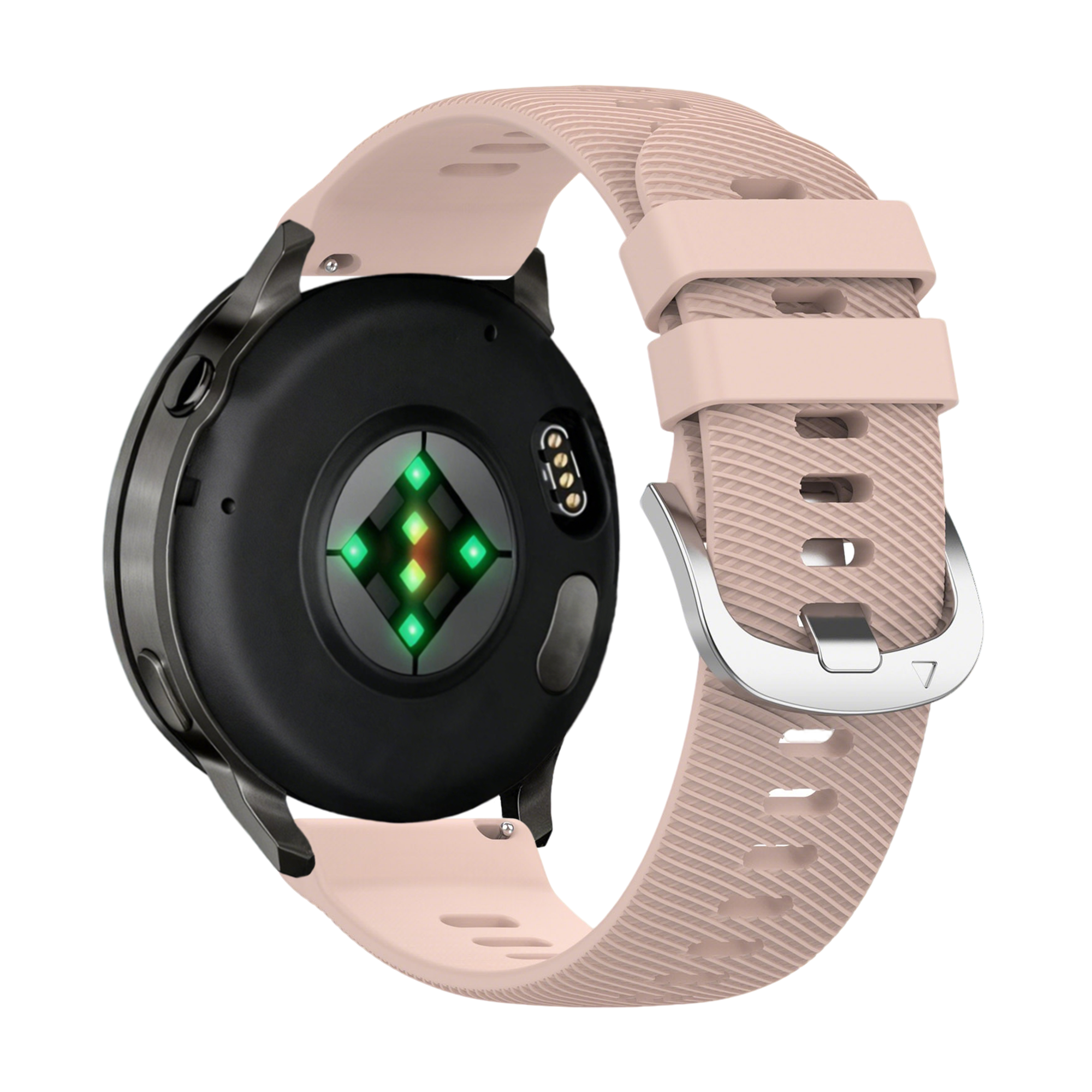 Bandz Garmin Forerunner 265s Silikonarmband 'Deluxe' (Hellrosa)