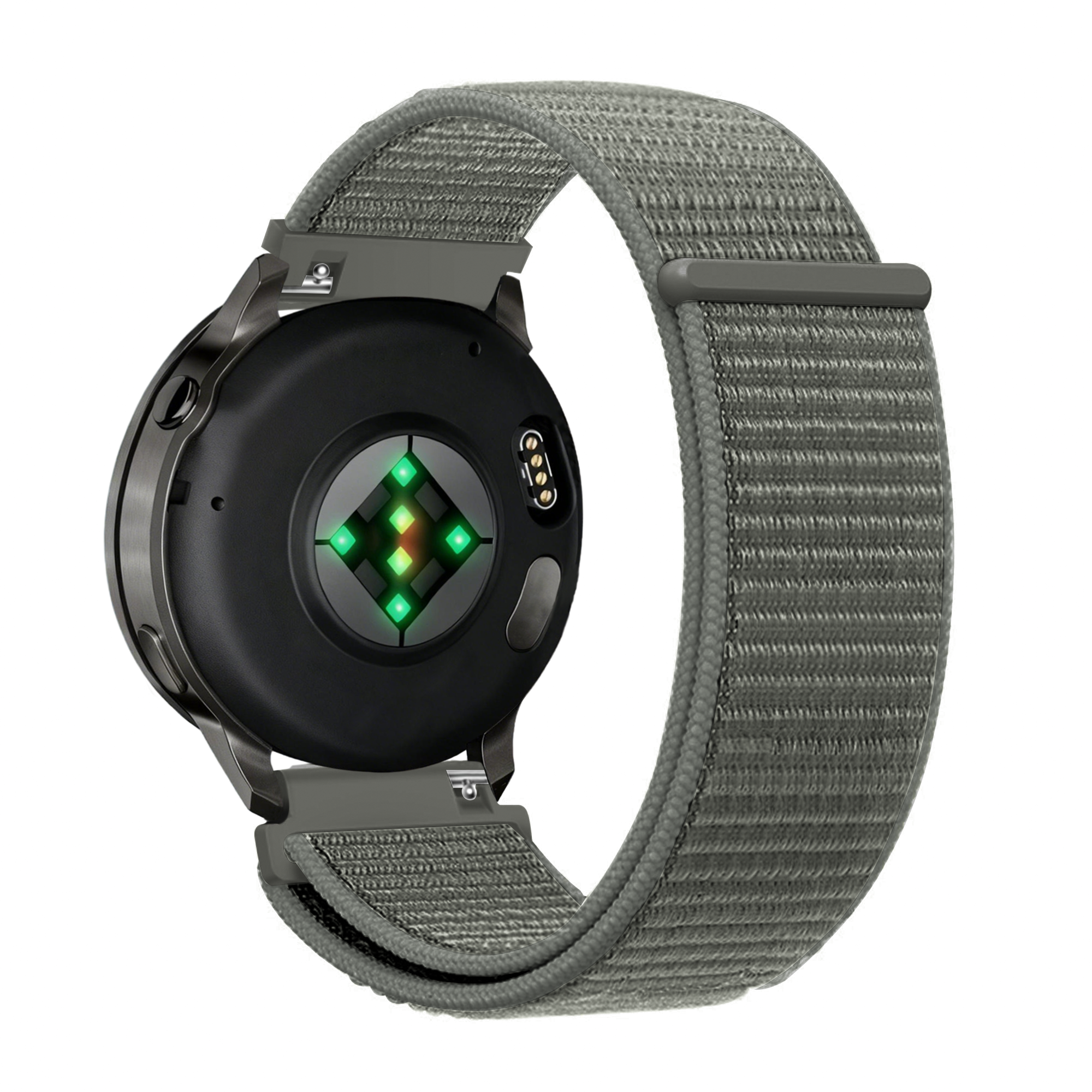 Bandz Garmin Vivomove 3 Nylon Loop Strap (Grey-Green)