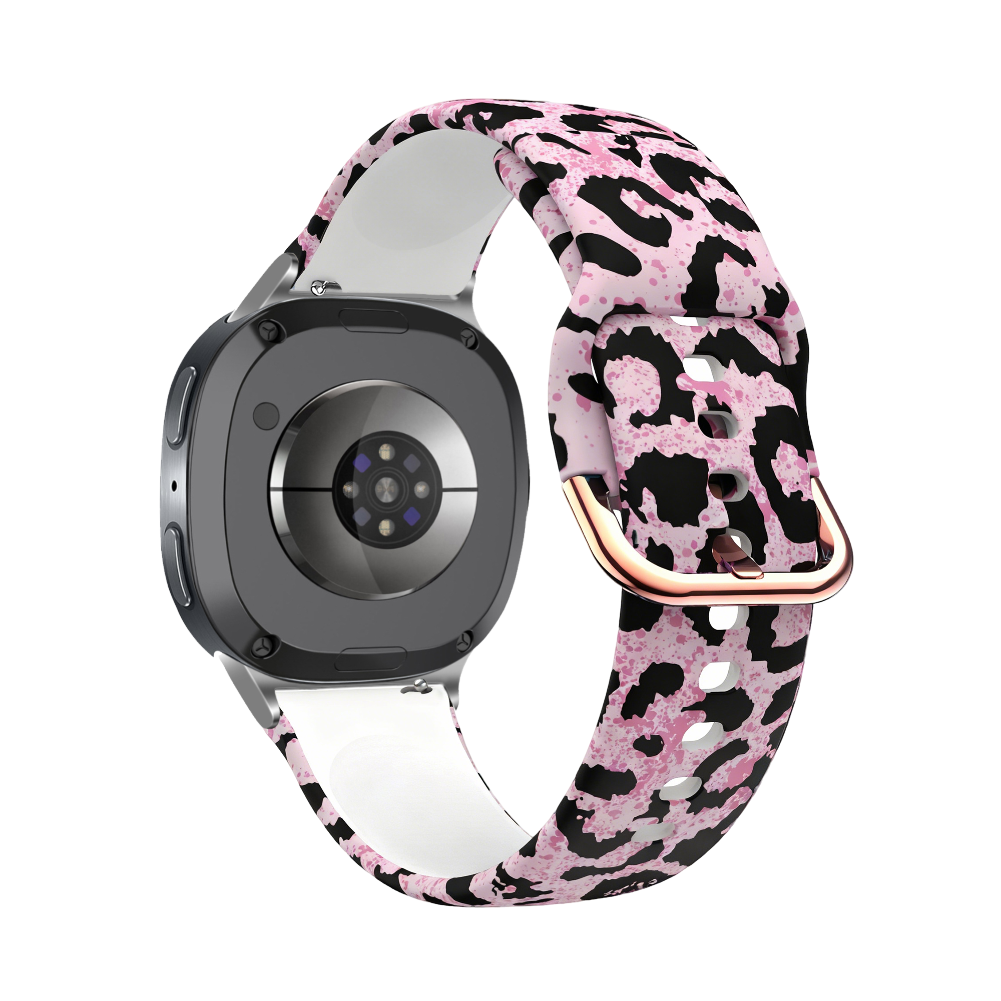 Samsung Galaxy Watch 8 Classic Pink Leopard Strap