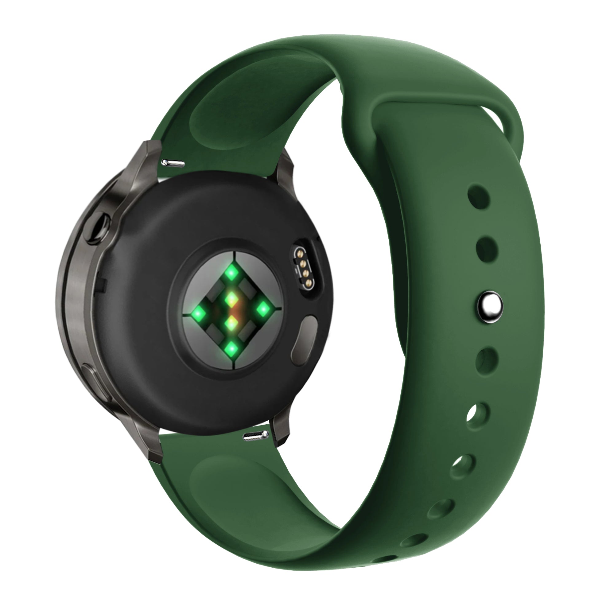 Bandz Garmin Vivoactive 4s Sportarmband 'Deluxe' (Armeegrün)