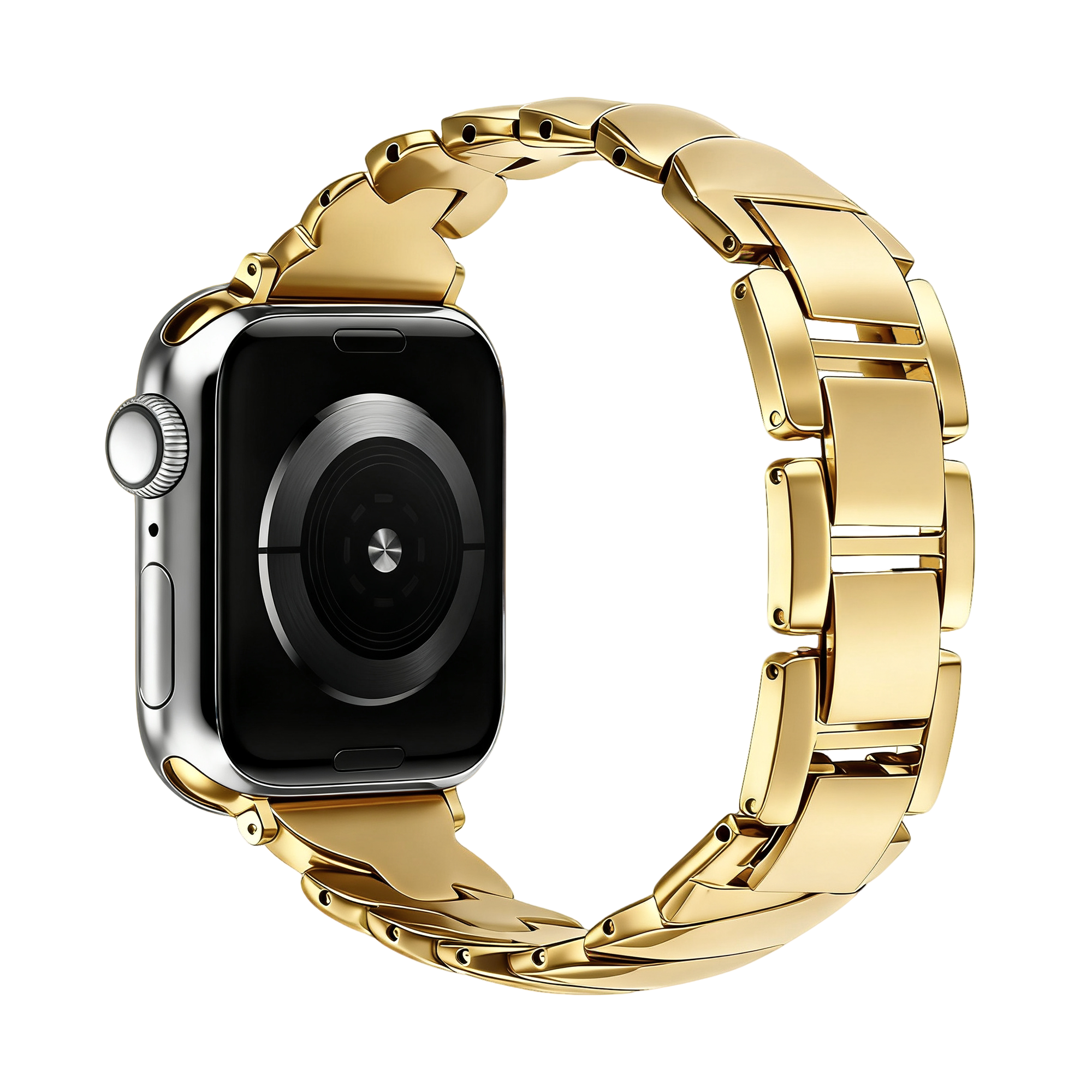 Bandz Apple Watch Premium Metallarmband 'Twisted' (Gold)