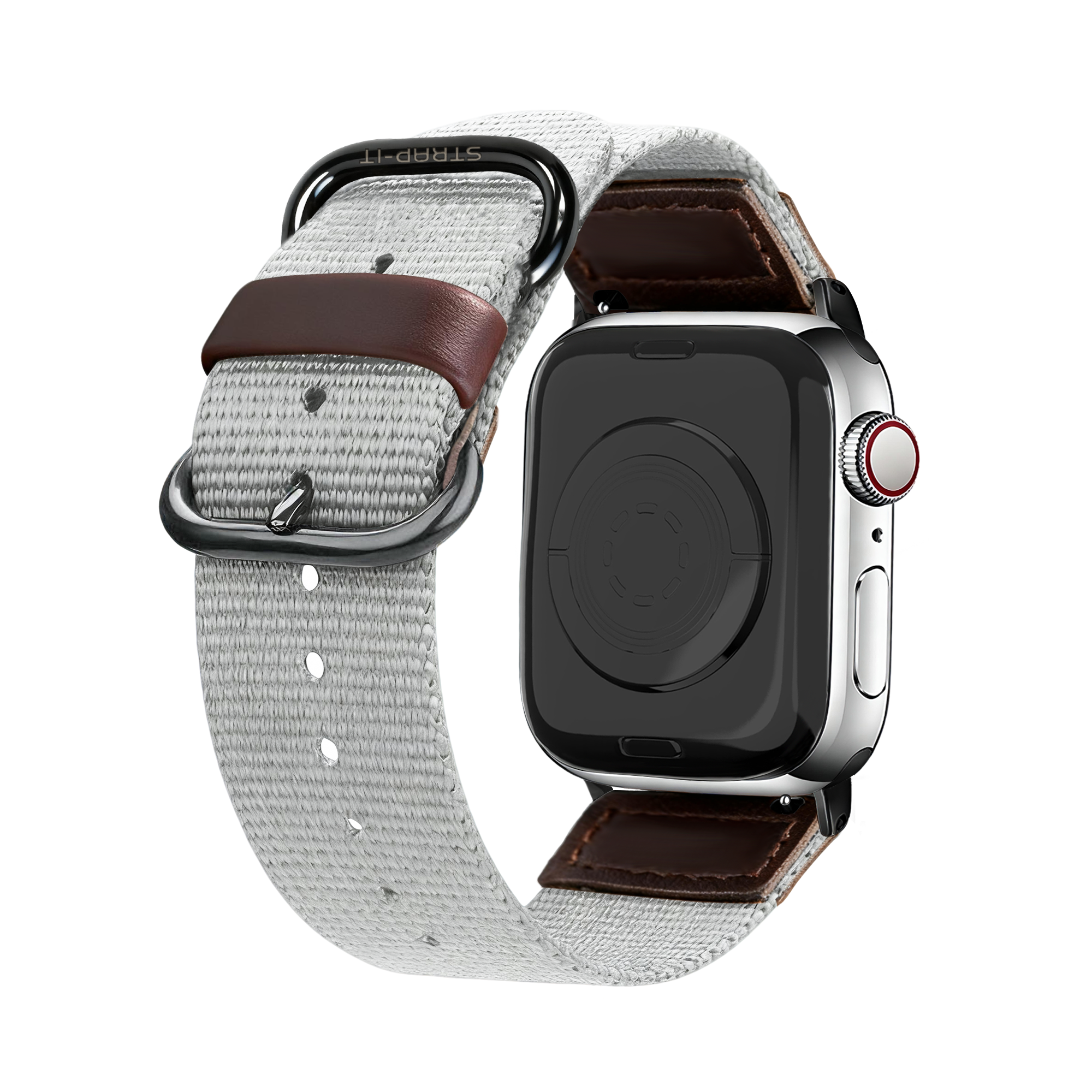 Apple Watch Canvas Armband (Grau)
