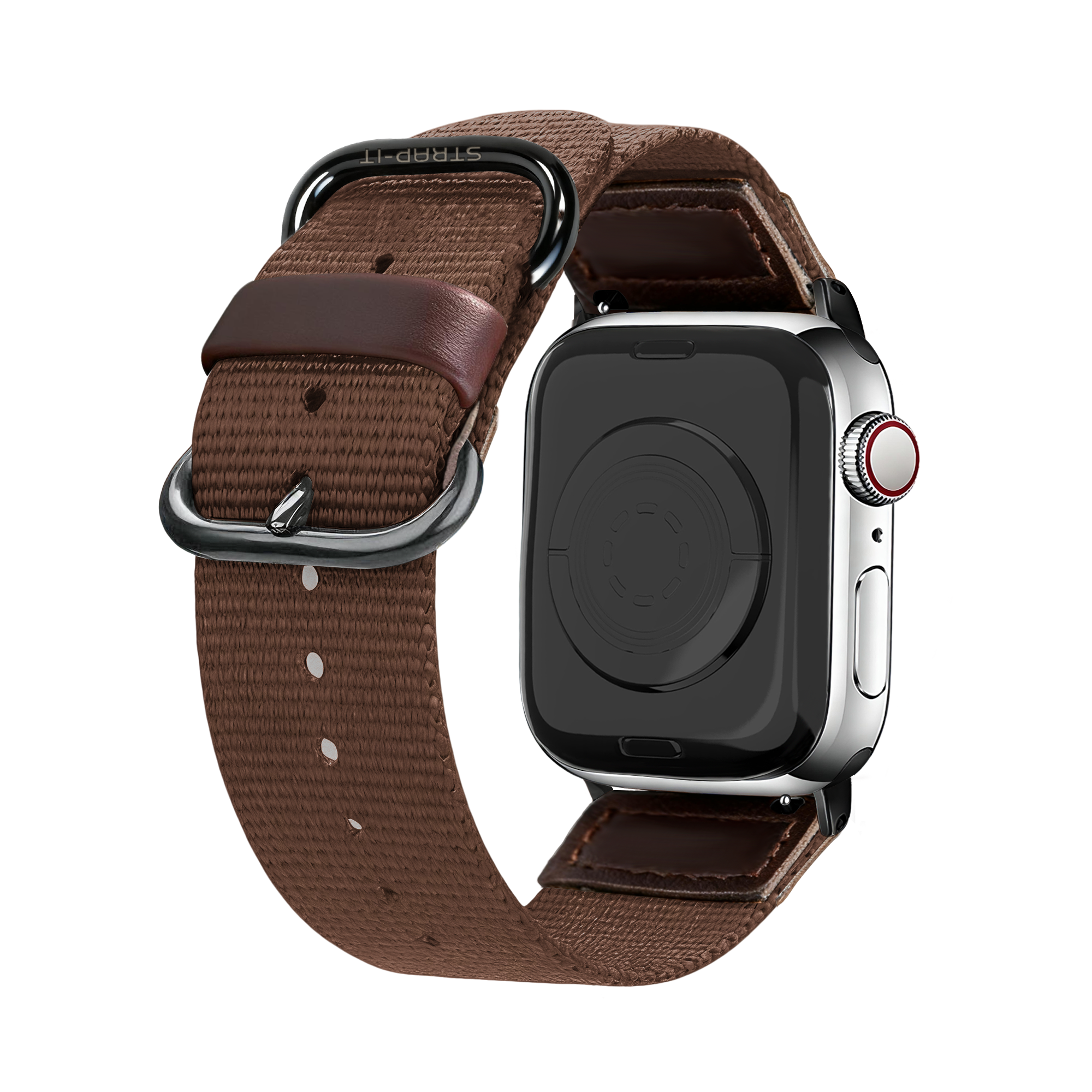 Apple Watch Canvas Armband (Braun)