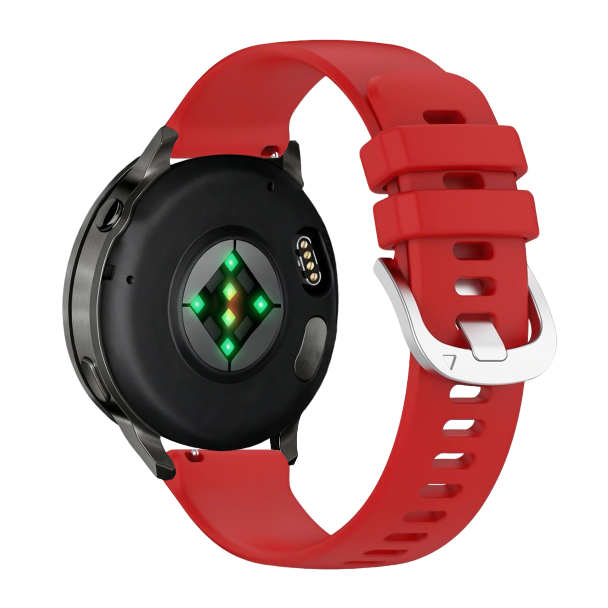Bandz Garmin Forerunner 265s Silikonarmband 'Classic' (Rot)