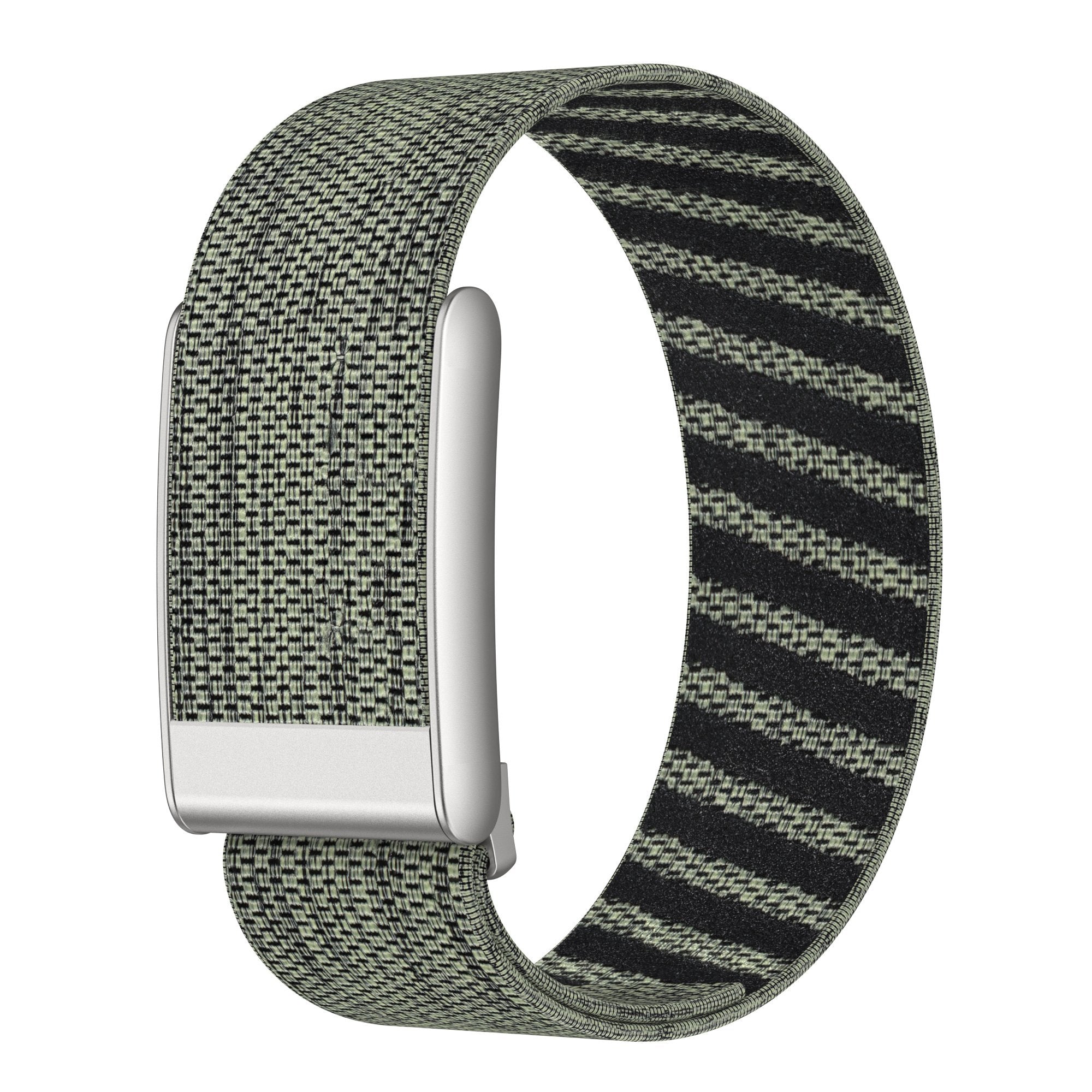 Kompatibel mit Whoop 5.0 Nylonarmband (Grau-gruen)