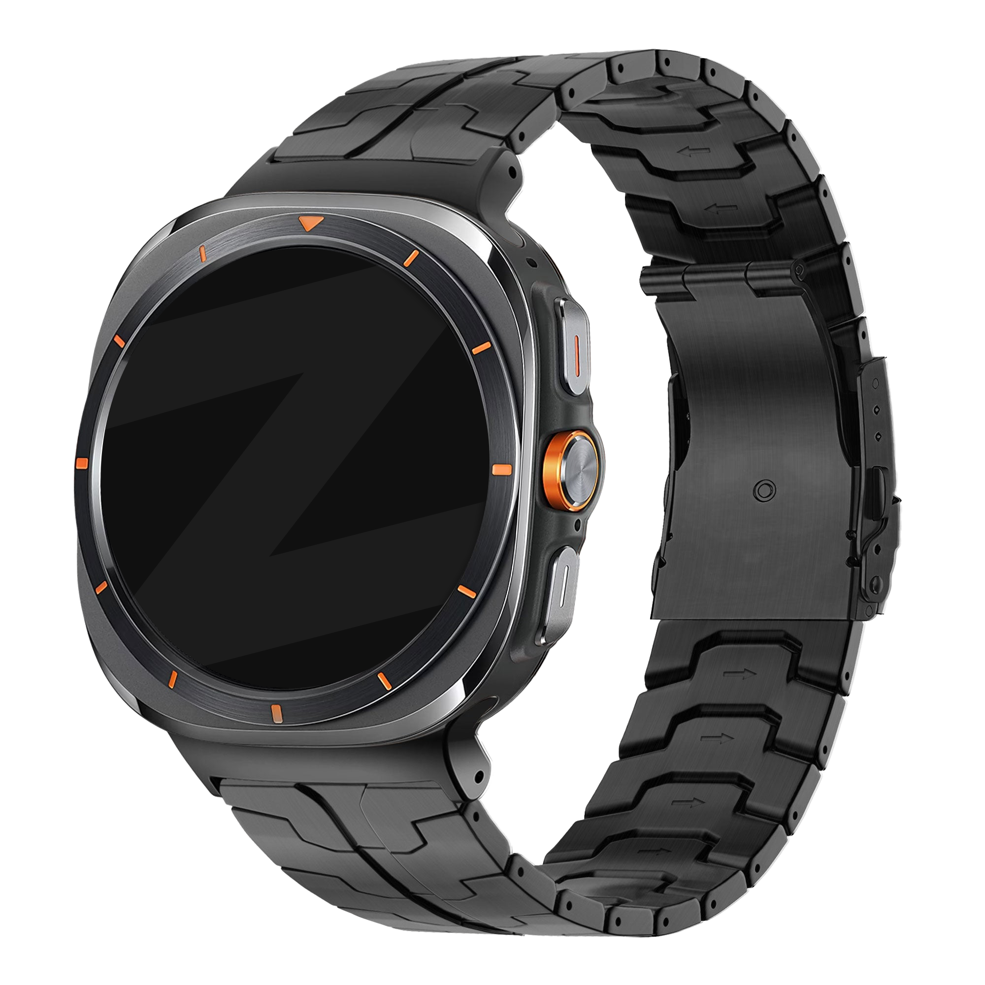 Bandz Samsung Galaxy Watch Ultra Titan Armband 'Iron' (Schwarz)