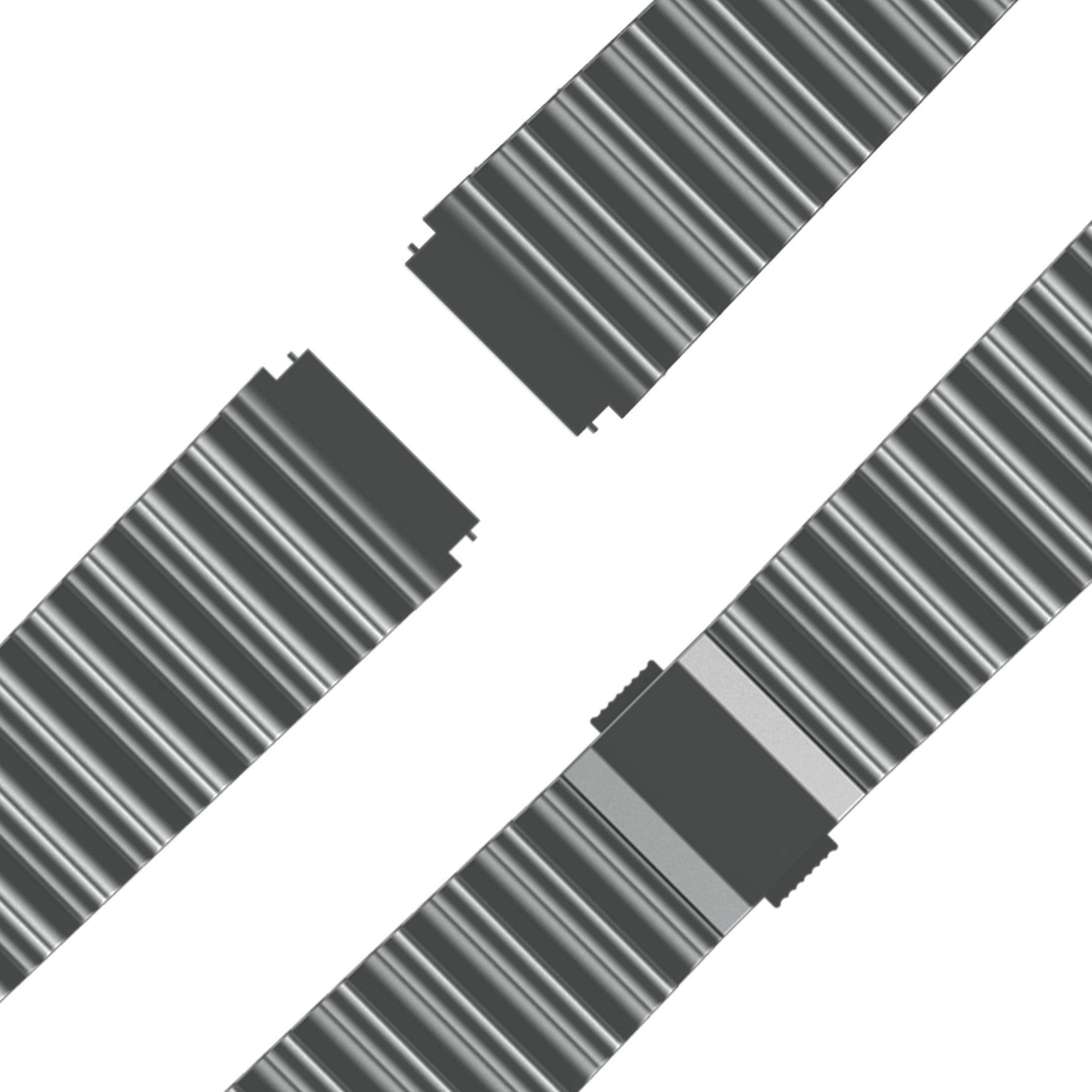 Bandz Amazfit Active Max Premium Stahlarmband 'Ocean' (Graphit)