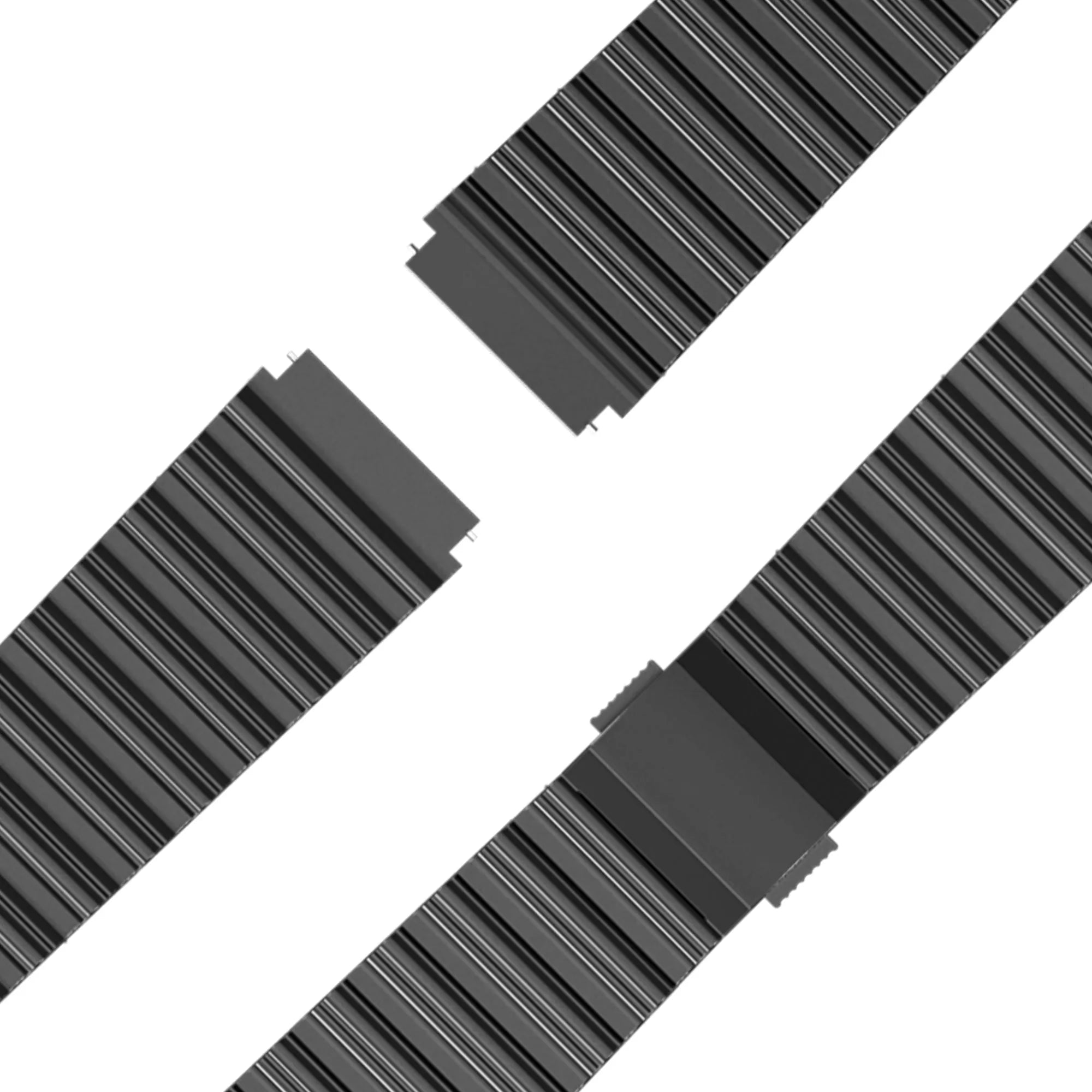 Bandz Oppo Watch X Premium Stahlarmband 'Ocean' (Schwarz)