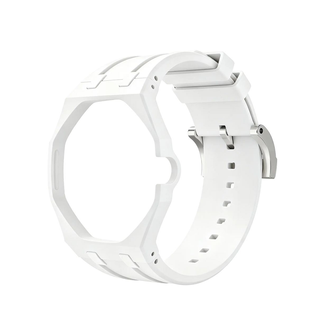 Swatch Royal Pop Silikon Armband - 3 Uhr (Weiß)