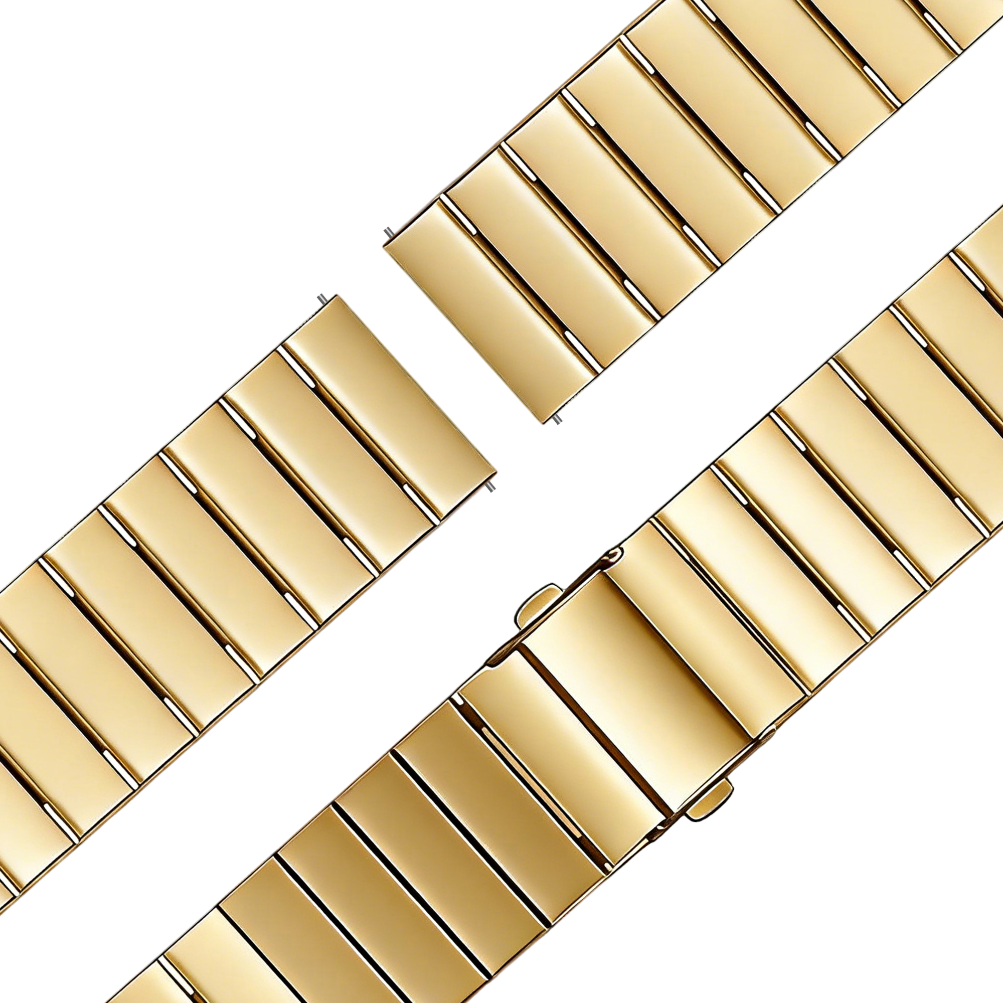 Bandz Garmin Forerunner 645 Stahlarmband 'One Bead' (Gold)