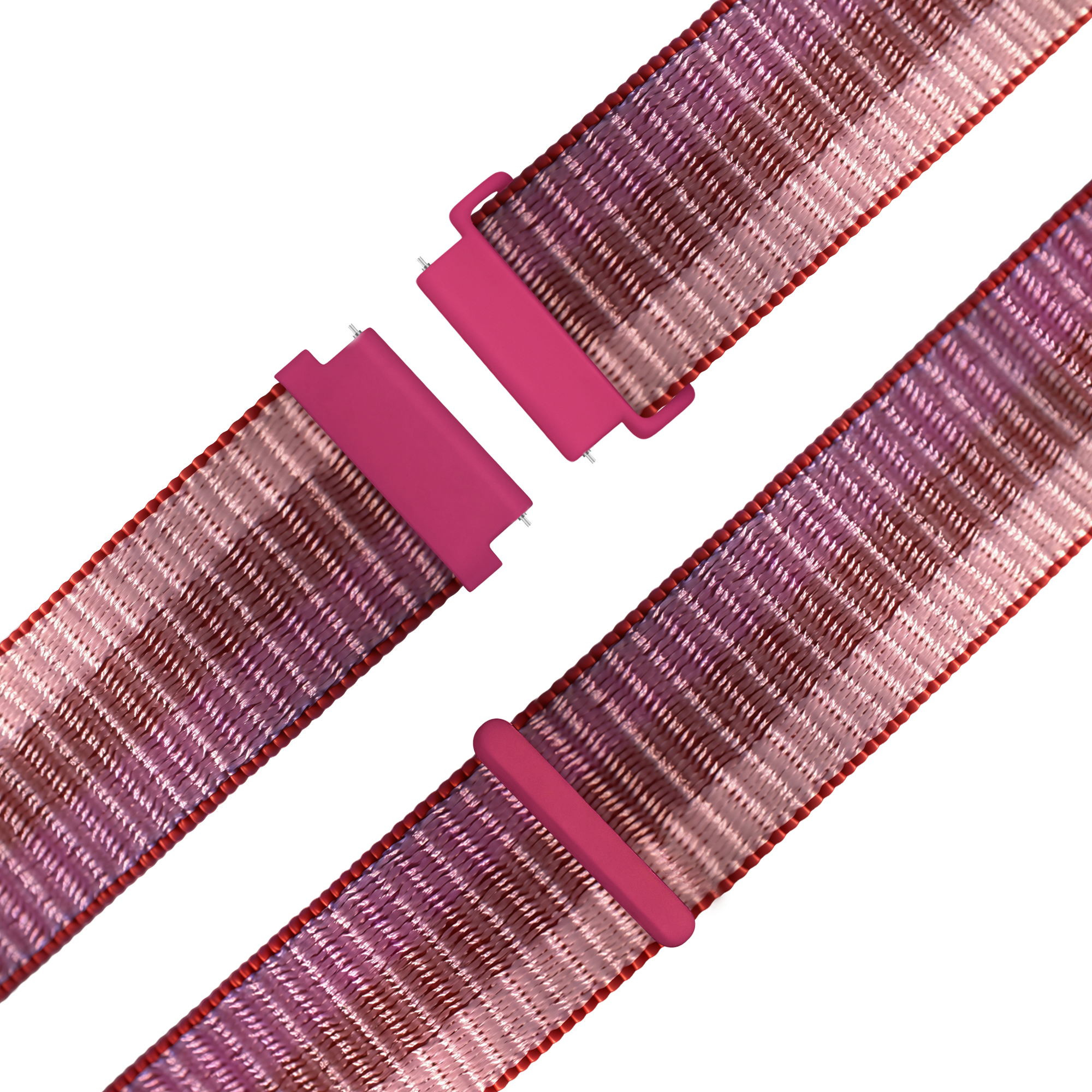 Bandz Garmin 18mm Nylon Loop Armband (Berry)