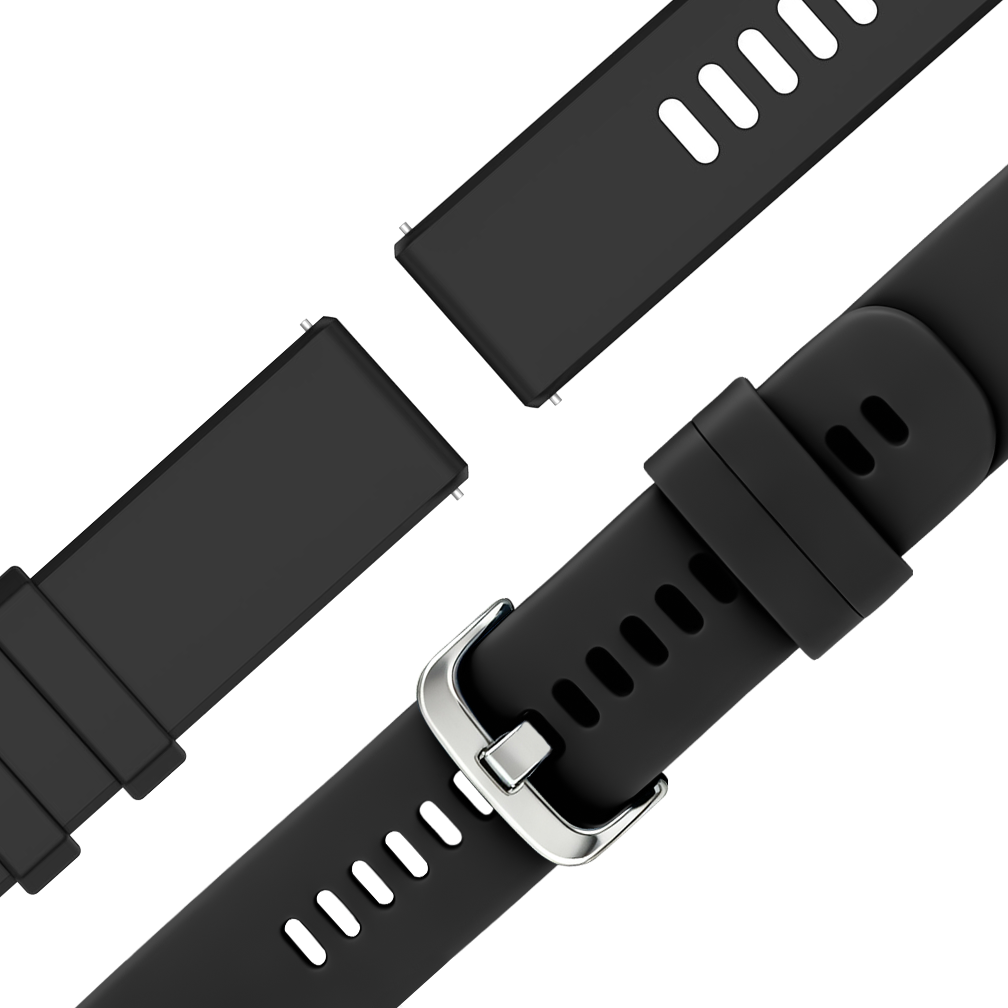 Bandz Garmin Venu 2s Silicone Strap 'Classic' (Black)