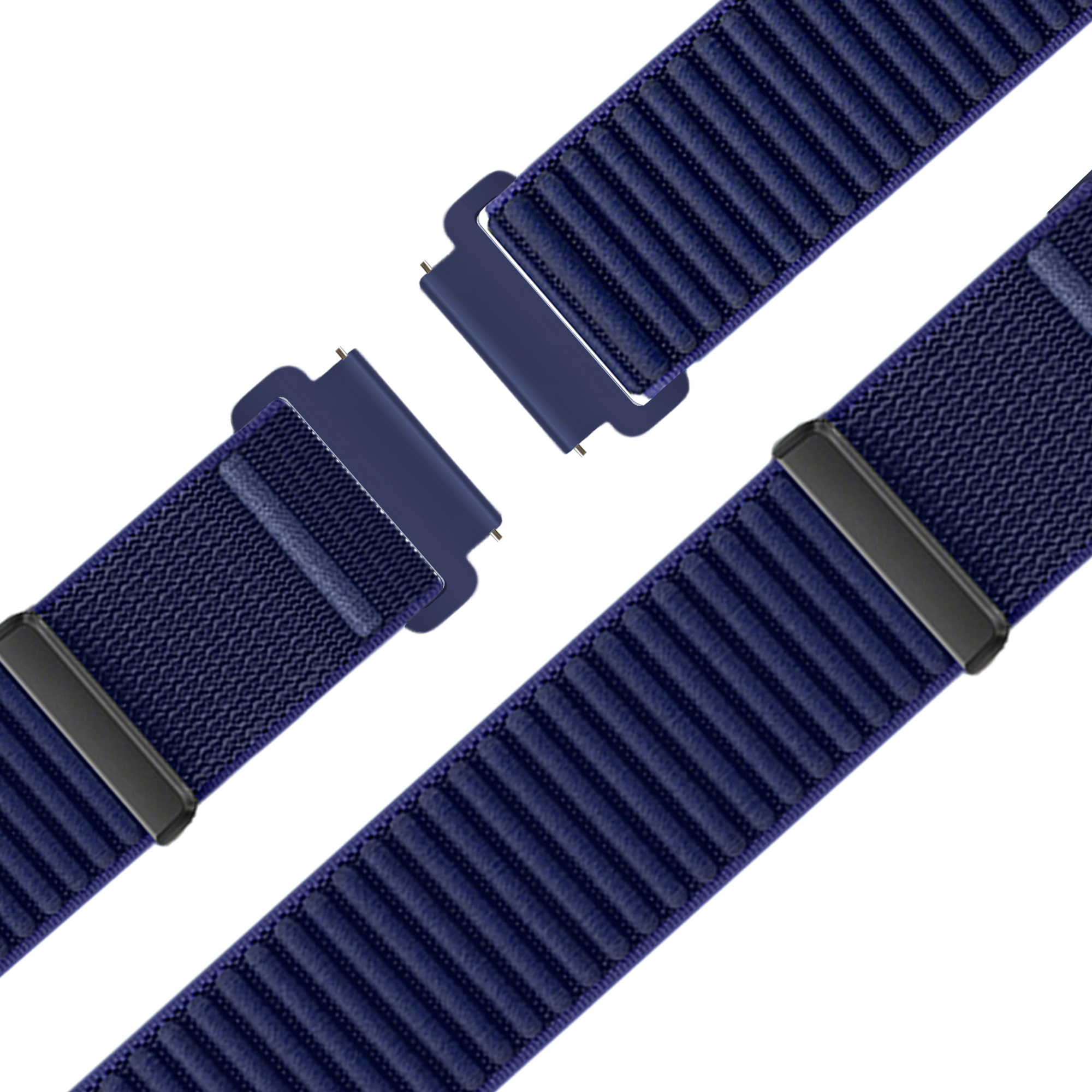 Bandz Garmin Venu 4 - 45mm Nylon Strap 'Wave' (Dark Blue)