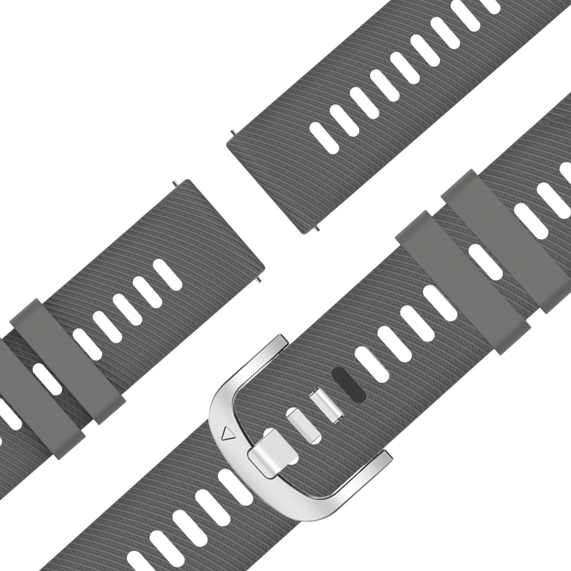 Bandz Garmin Venu 2s Silikonarmband 'Deluxe' (Dunkelgrau)